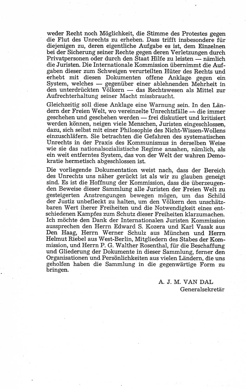 Recht in Fesseln, Dokumente, Internationale Juristen-Kommission [Bundesrepublik Deutschland (BRD)] 1955, Seite 6 (R. Dok. IJK BRD 1955, S. 6)