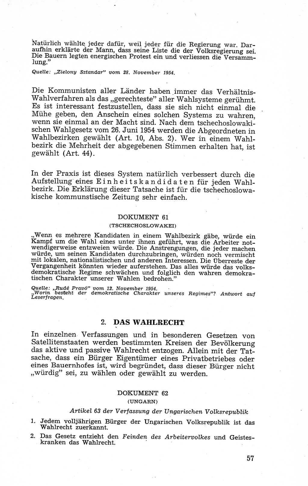 Recht in Fesseln, Dokumente, Internationale Juristen-Kommission [Bundesrepublik Deutschland (BRD)] 1955, Seite 57 (R. Dok. IJK BRD 1955, S. 57)