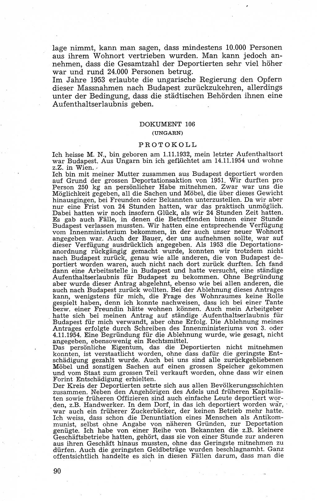 Recht in Fesseln, Dokumente, Internationale Juristen-Kommission [Bundesrepublik Deutschland (BRD)] 1955, Seite 90 (R. Dok. IJK BRD 1955, S. 90)