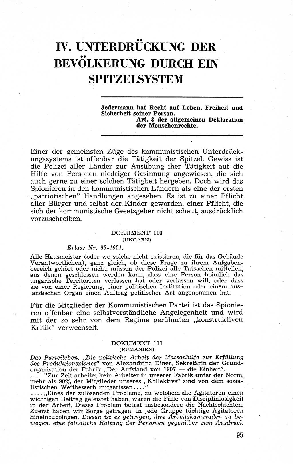 Recht in Fesseln, Dokumente, Internationale Juristen-Kommission [Bundesrepublik Deutschland (BRD)] 1955, Seite 95 (R. Dok. IJK BRD 1955, S. 95)