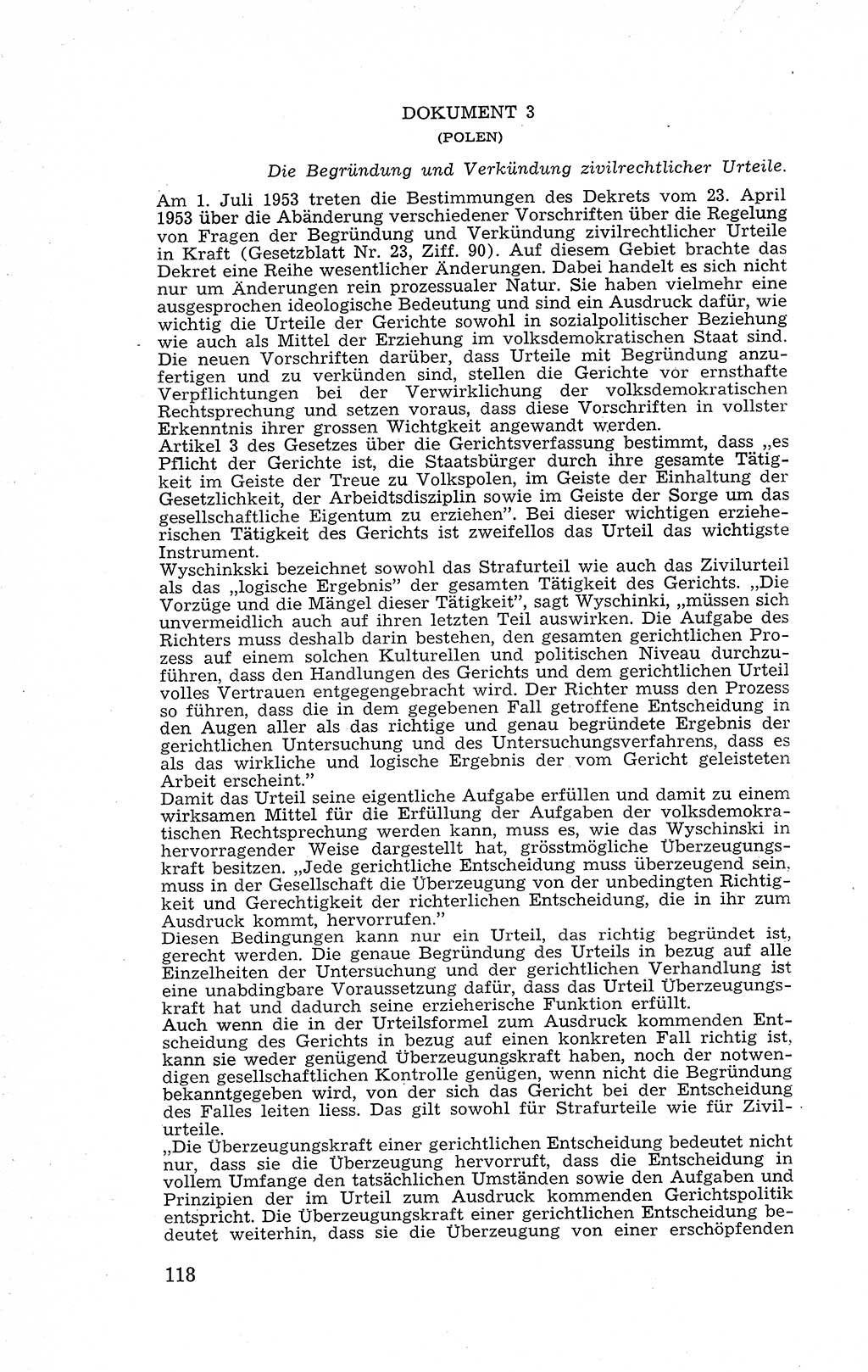 Recht in Fesseln, Dokumente, Internationale Juristen-Kommission [Bundesrepublik Deutschland (BRD)] 1955, Seite 118 (R. Dok. IJK BRD 1955, S. 118)