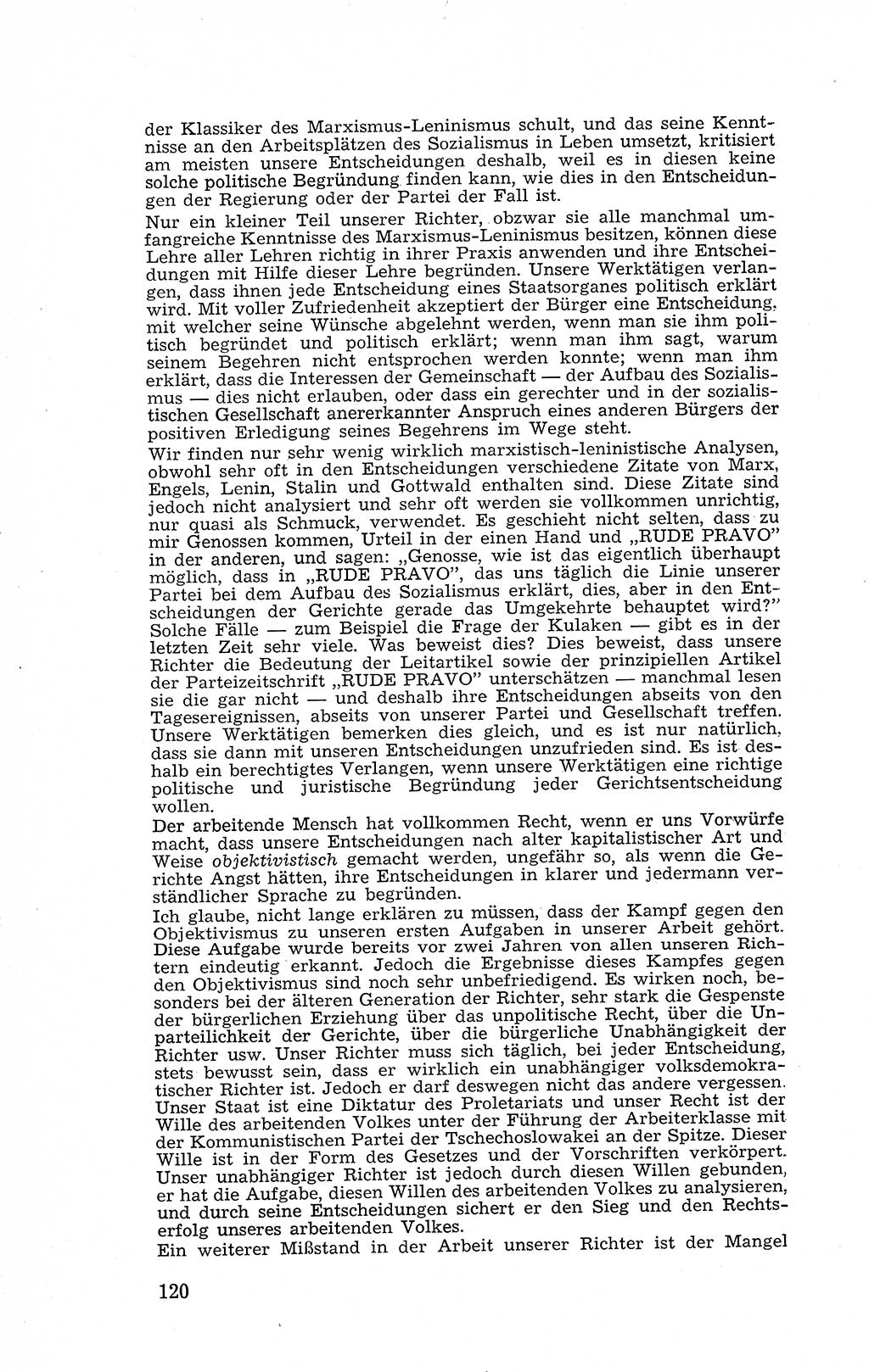 Recht in Fesseln, Dokumente, Internationale Juristen-Kommission [Bundesrepublik Deutschland (BRD)] 1955, Seite 120 (R. Dok. IJK BRD 1955, S. 120)