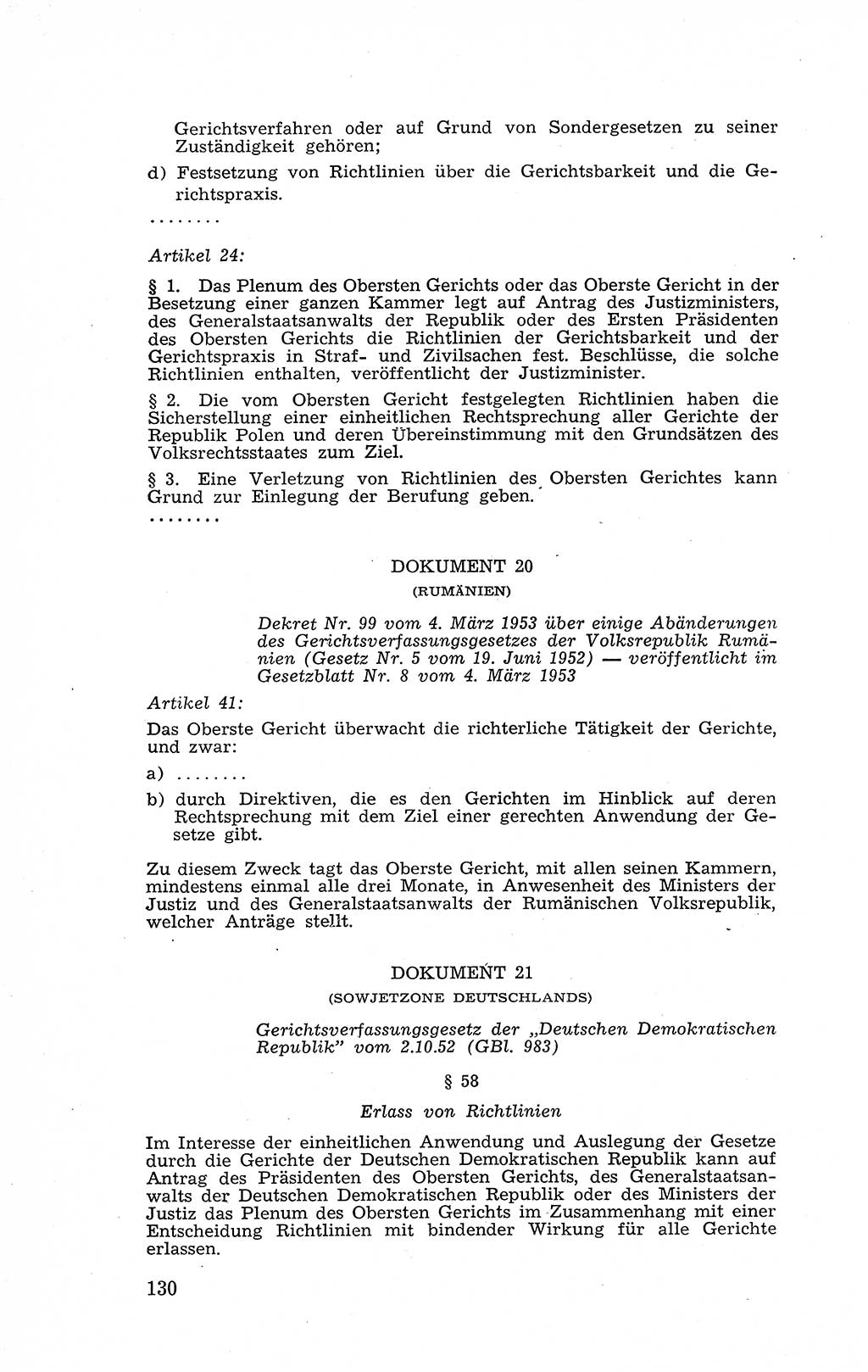 Recht in Fesseln, Dokumente, Internationale Juristen-Kommission [Bundesrepublik Deutschland (BRD)] 1955, Seite 130 (R. Dok. IJK BRD 1955, S. 130)