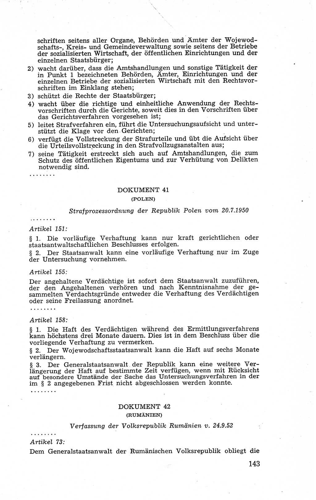 Recht in Fesseln, Dokumente, Internationale Juristen-Kommission [Bundesrepublik Deutschland (BRD)] 1955, Seite 143 (R. Dok. IJK BRD 1955, S. 143)