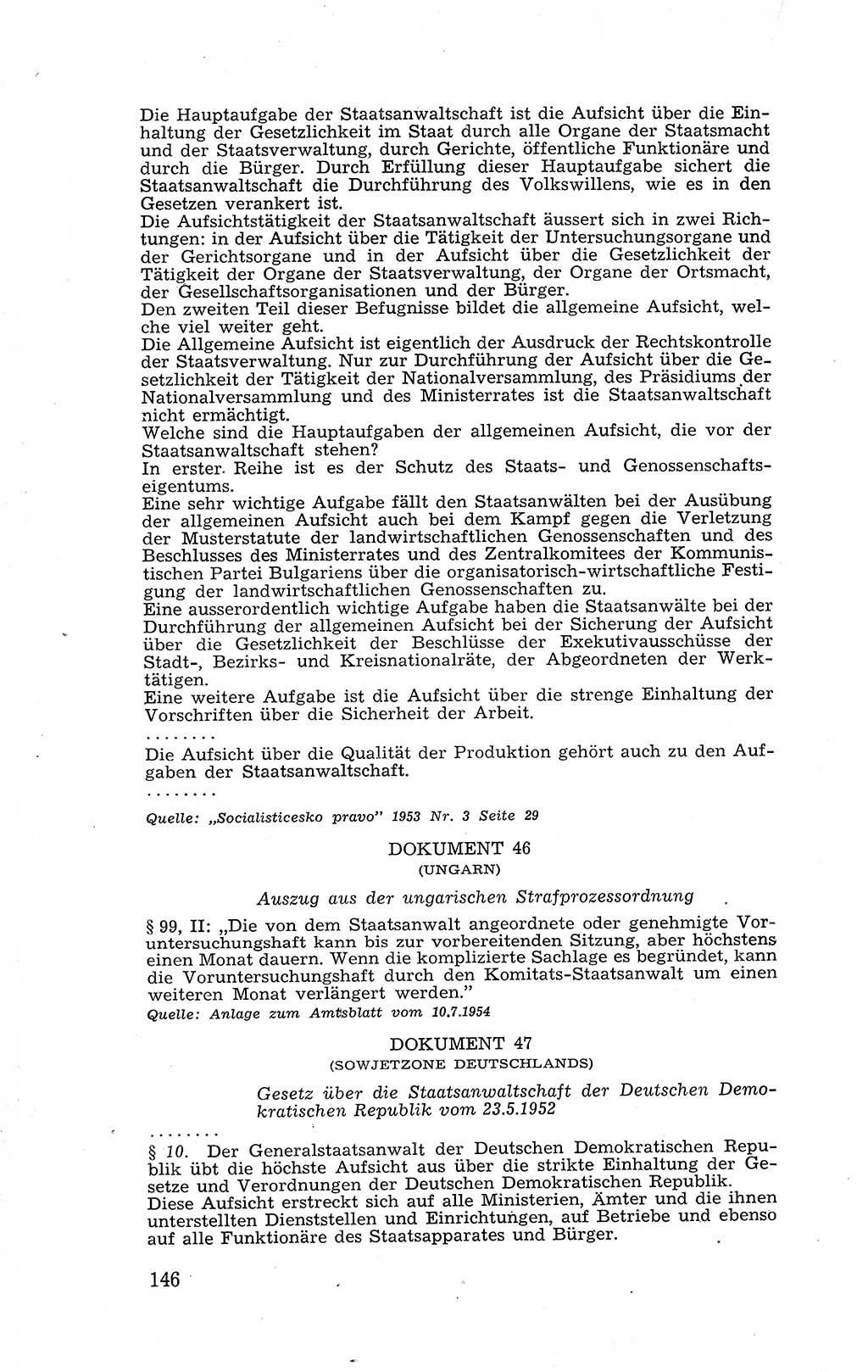 Recht in Fesseln, Dokumente, Internationale Juristen-Kommission [Bundesrepublik Deutschland (BRD)] 1955, Seite 146 (R. Dok. IJK BRD 1955, S. 146)