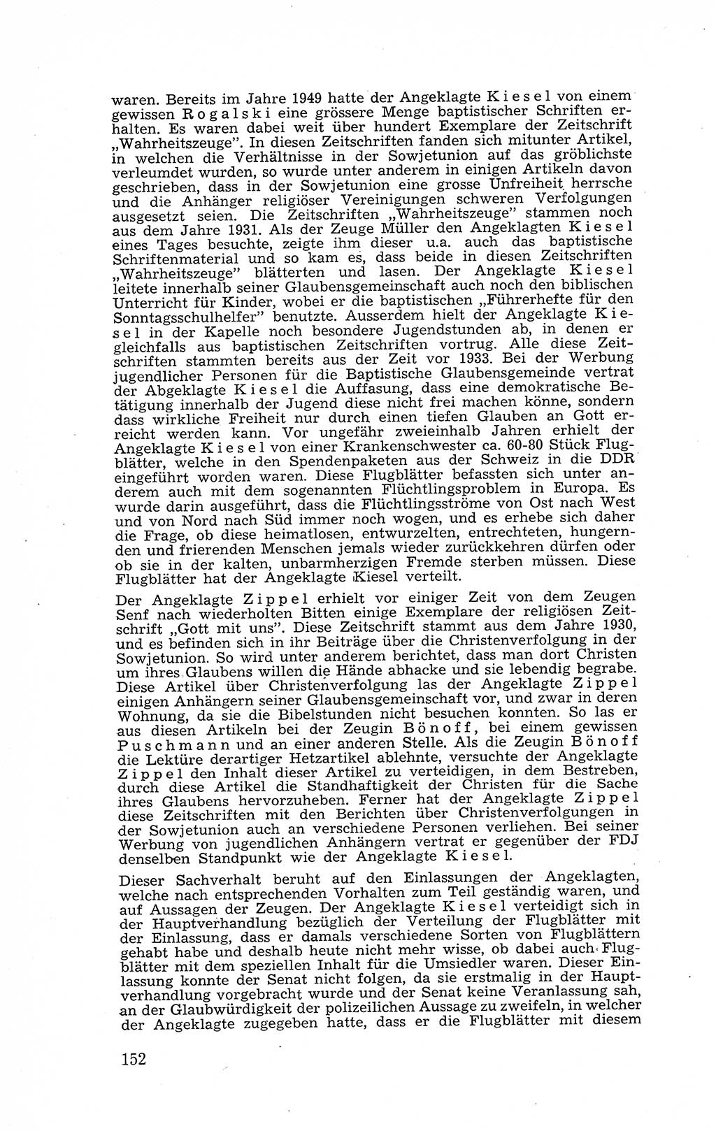 Recht in Fesseln, Dokumente, Internationale Juristen-Kommission [Bundesrepublik Deutschland (BRD)] 1955, Seite 152 (R. Dok. IJK BRD 1955, S. 152)