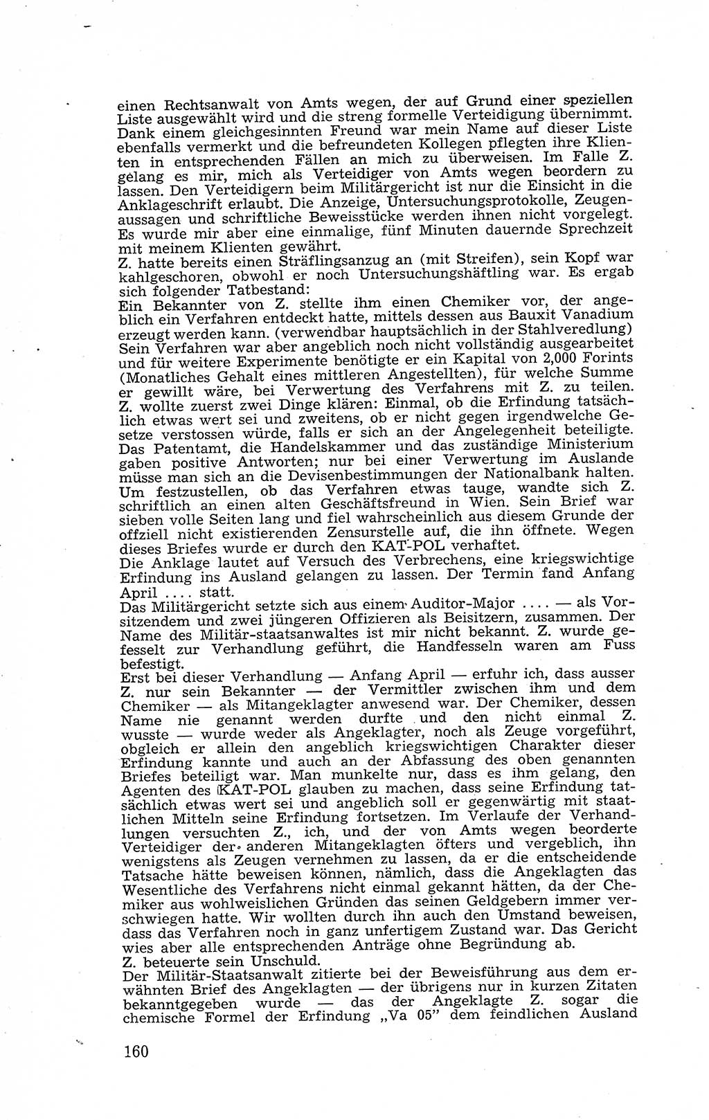 Recht in Fesseln, Dokumente, Internationale Juristen-Kommission [Bundesrepublik Deutschland (BRD)] 1955, Seite 160 (R. Dok. IJK BRD 1955, S. 160)