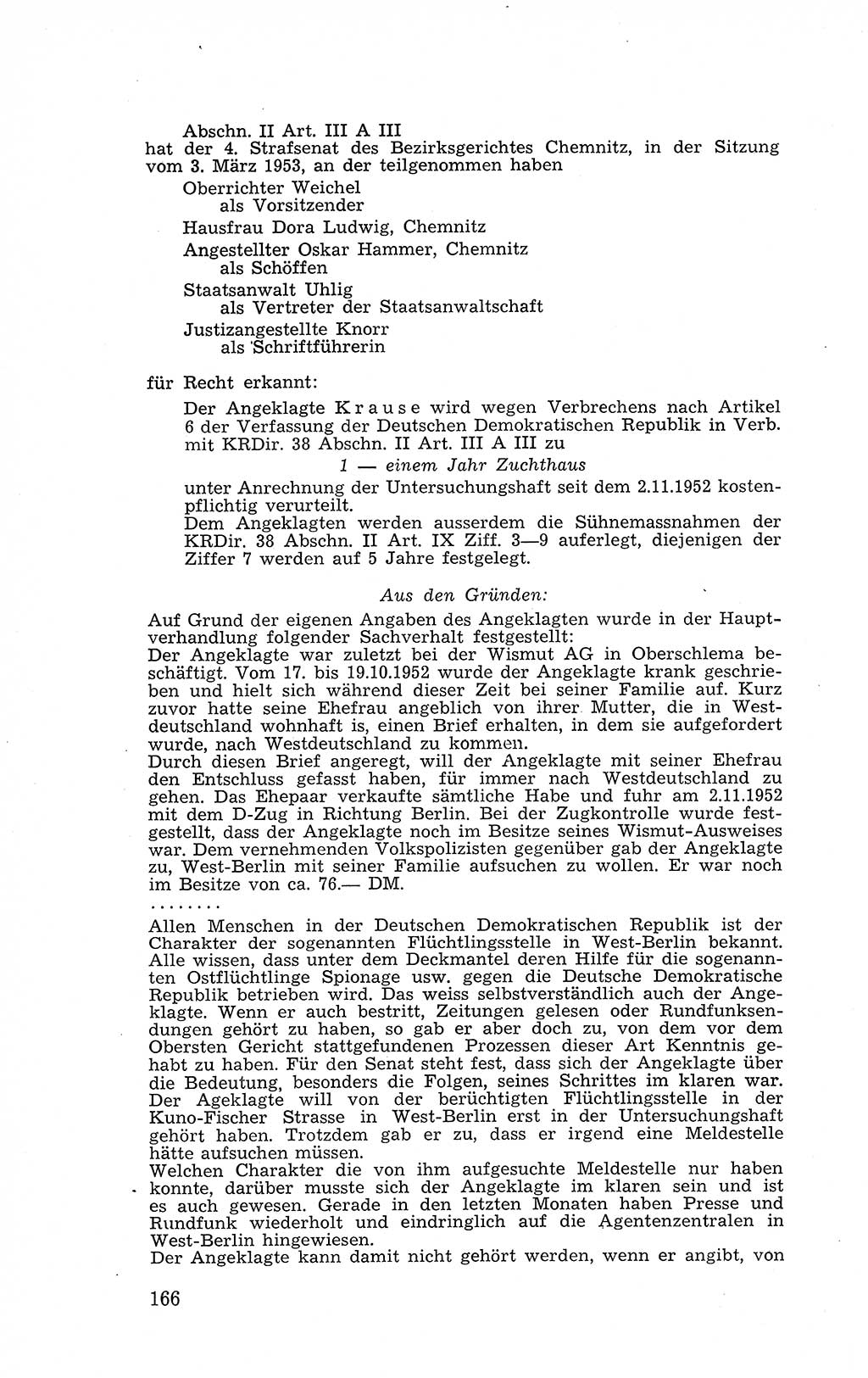 Recht in Fesseln, Dokumente, Internationale Juristen-Kommission [Bundesrepublik Deutschland (BRD)] 1955, Seite 166 (R. Dok. IJK BRD 1955, S. 166)