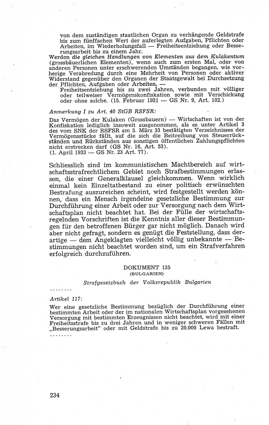 Recht in Fesseln, Dokumente, Internationale Juristen-Kommission [Bundesrepublik Deutschland (BRD)] 1955, Seite 234 (R. Dok. IJK BRD 1955, S. 234)