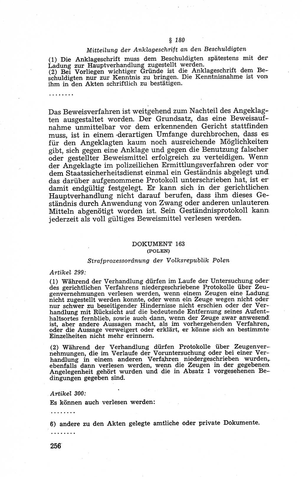 Recht in Fesseln, Dokumente, Internationale Juristen-Kommission [Bundesrepublik Deutschland (BRD)] 1955, Seite 256 (R. Dok. IJK BRD 1955, S. 256)