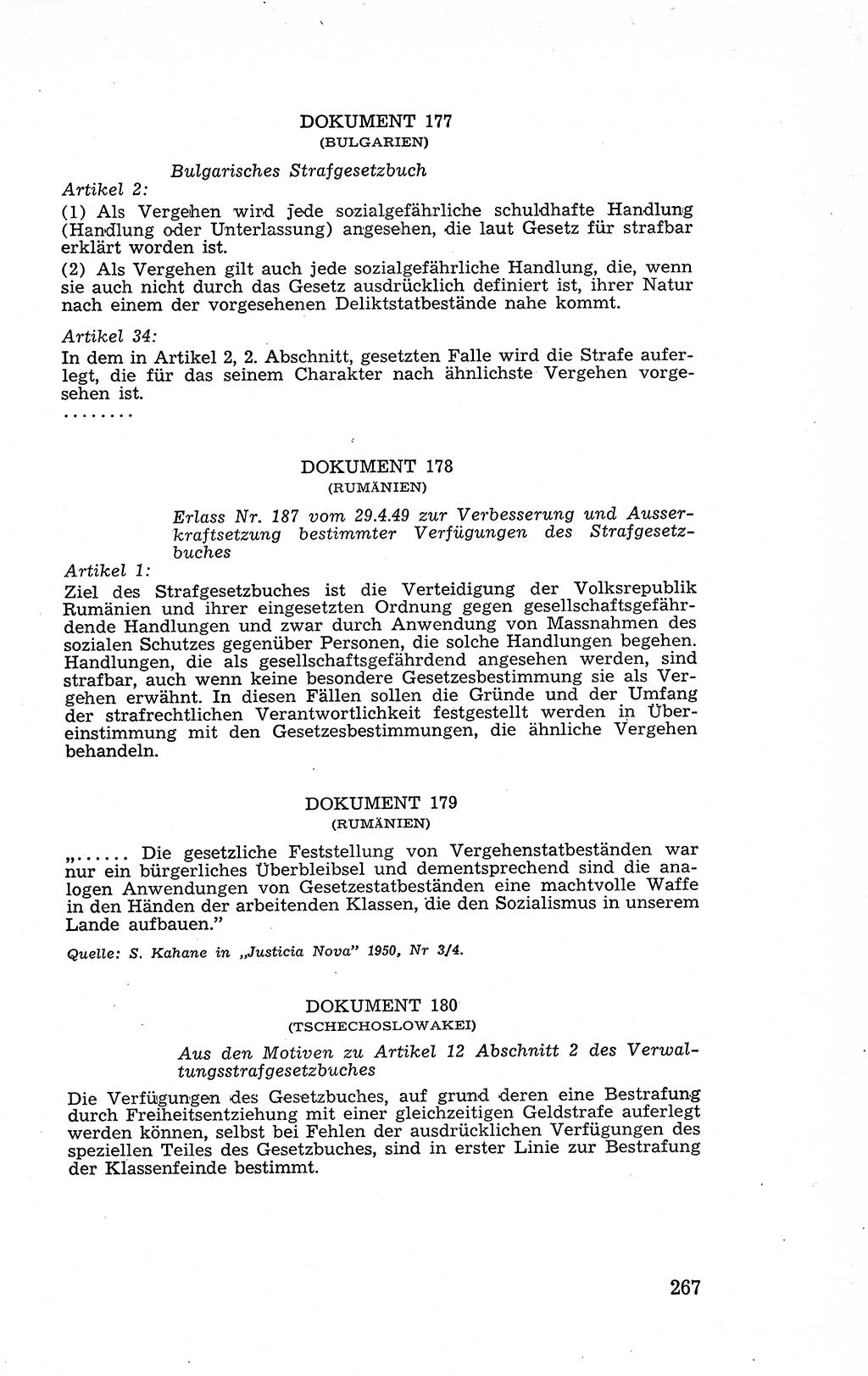 Recht in Fesseln, Dokumente, Internationale Juristen-Kommission [Bundesrepublik Deutschland (BRD)] 1955, Seite 267 (R. Dok. IJK BRD 1955, S. 267)