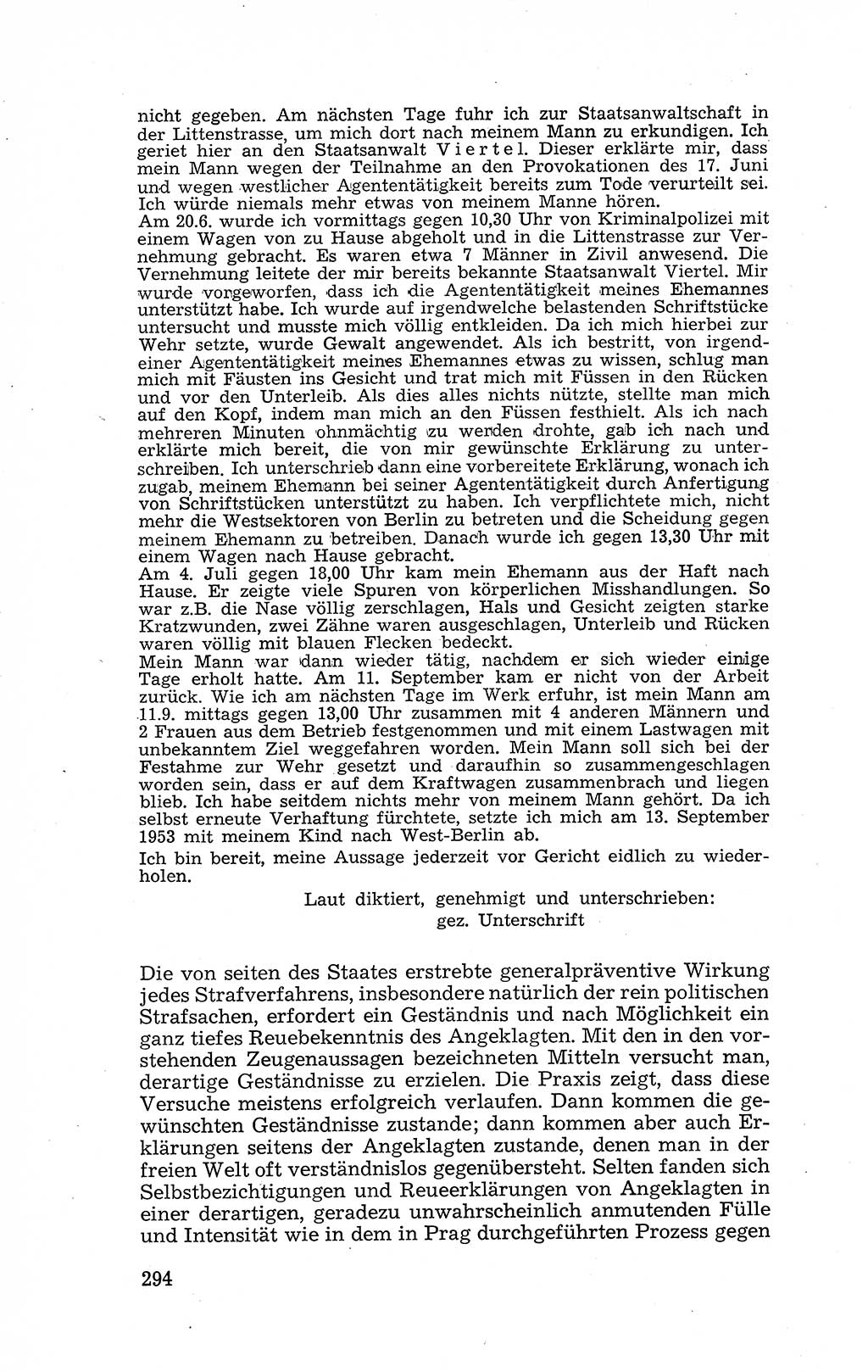 Recht in Fesseln, Dokumente, Internationale Juristen-Kommission [Bundesrepublik Deutschland (BRD)] 1955, Seite 294 (R. Dok. IJK BRD 1955, S. 294)