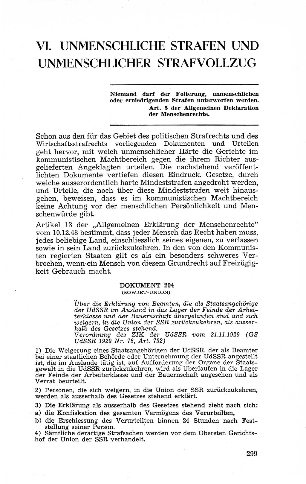 Recht in Fesseln, Dokumente, Internationale Juristen-Kommission [Bundesrepublik Deutschland (BRD)] 1955, Seite 299 (R. Dok. IJK BRD 1955, S. 299)