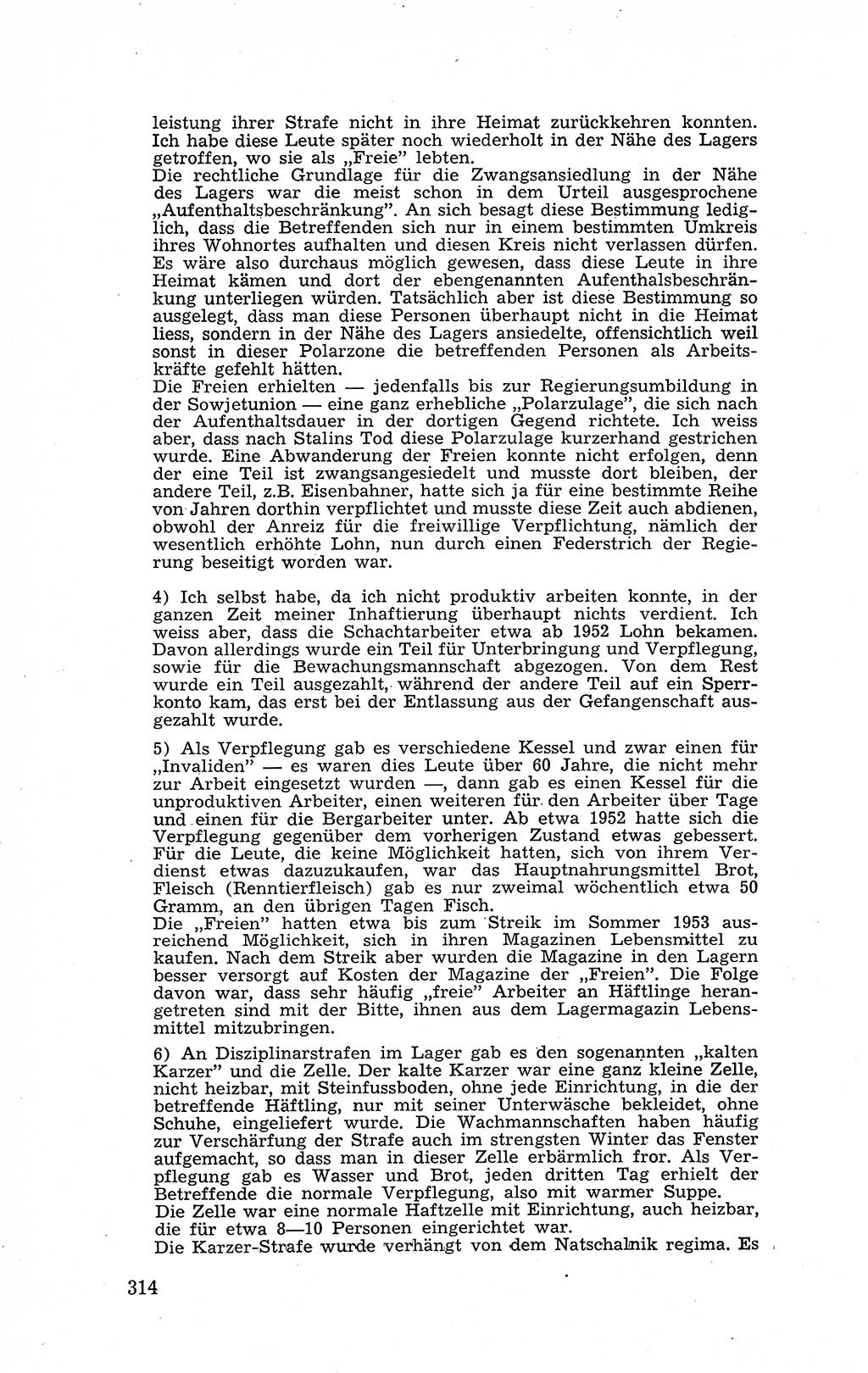 Recht in Fesseln, Dokumente, Internationale Juristen-Kommission [Bundesrepublik Deutschland (BRD)] 1955, Seite 314 (R. Dok. IJK BRD 1955, S. 314)