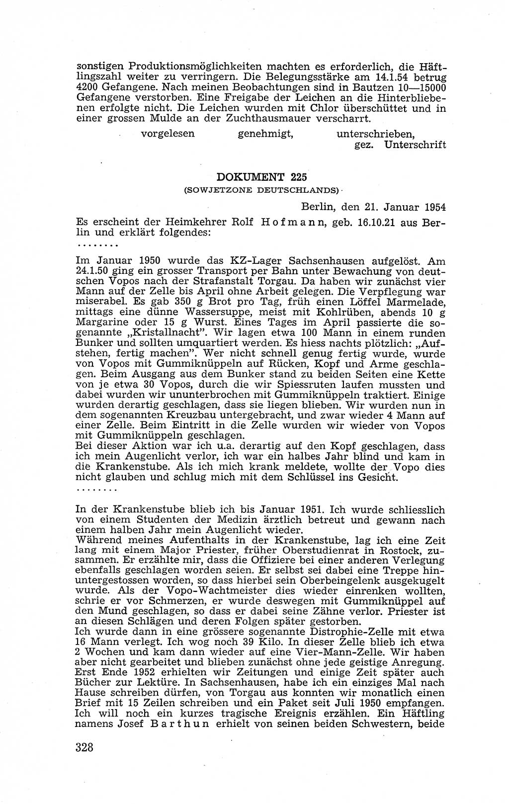 Recht in Fesseln, Dokumente, Internationale Juristen-Kommission [Bundesrepublik Deutschland (BRD)] 1955, Seite 328 (R. Dok. IJK BRD 1955, S. 328)