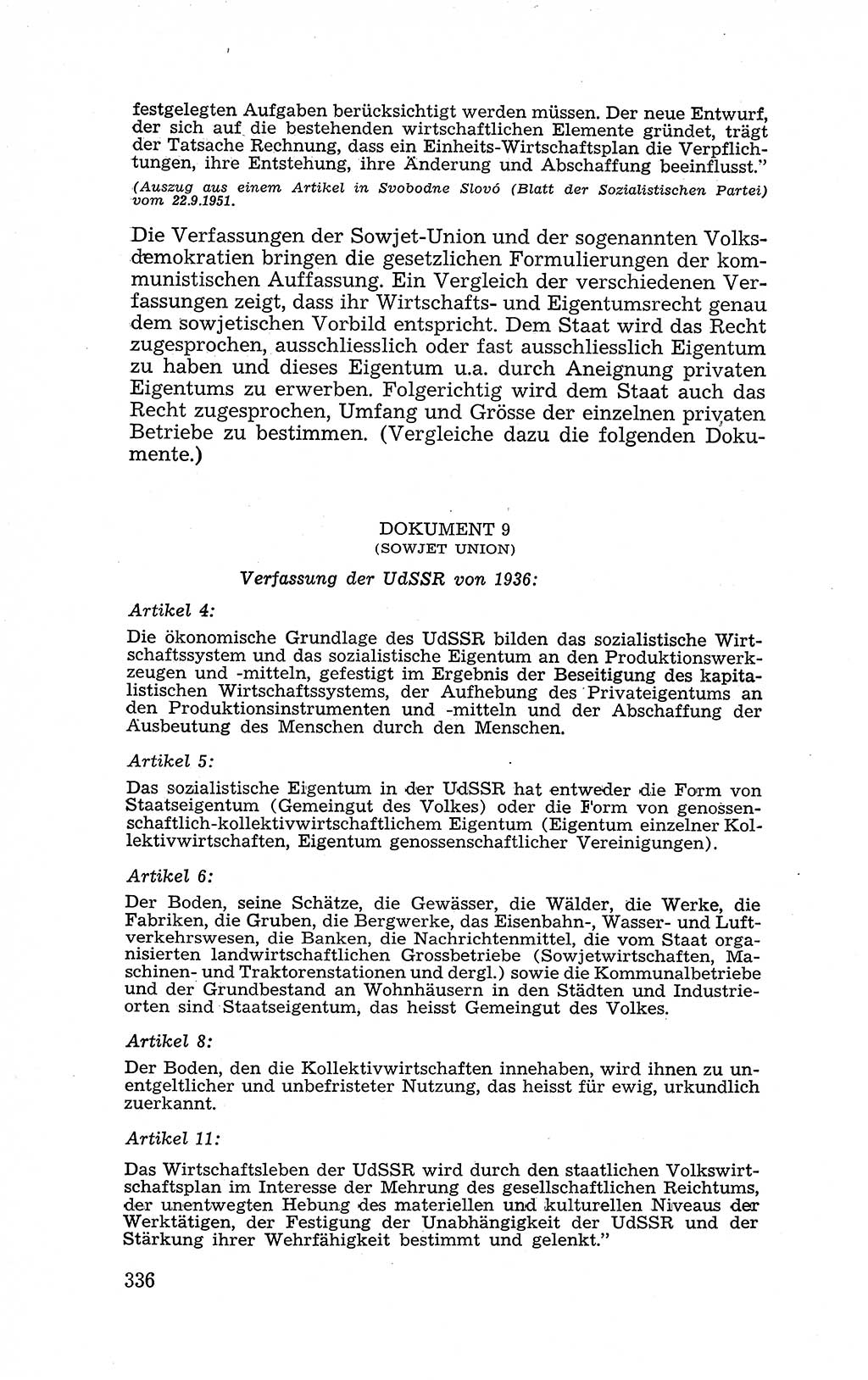 Recht in Fesseln, Dokumente, Internationale Juristen-Kommission [Bundesrepublik Deutschland (BRD)] 1955, Seite 336 (R. Dok. IJK BRD 1955, S. 336)