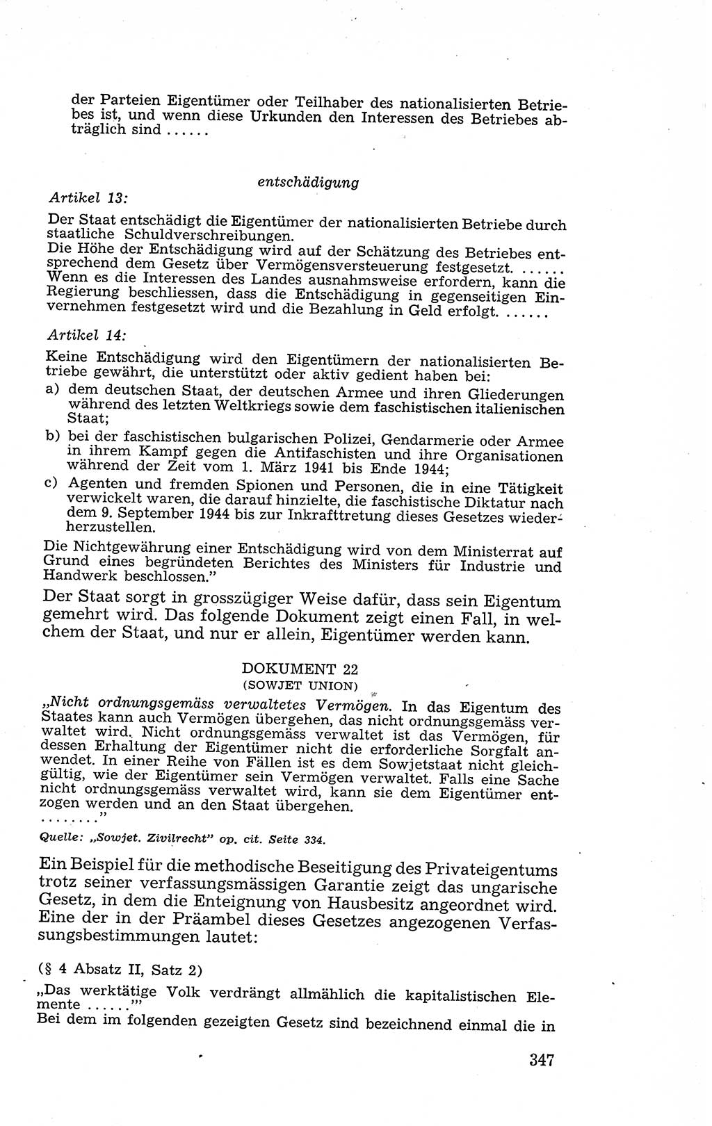 Recht in Fesseln, Dokumente, Internationale Juristen-Kommission [Bundesrepublik Deutschland (BRD)] 1955, Seite 347 (R. Dok. IJK BRD 1955, S. 347)