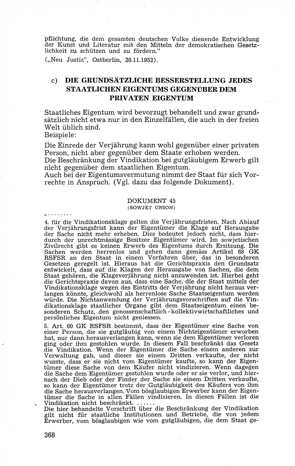 Recht in Fesseln, Dokumente, Internationale Juristen-Kommission [Bundesrepublik Deutschland (BRD)] 1955, Seite 368 (R. Dok. IJK BRD 1955, S. 368)