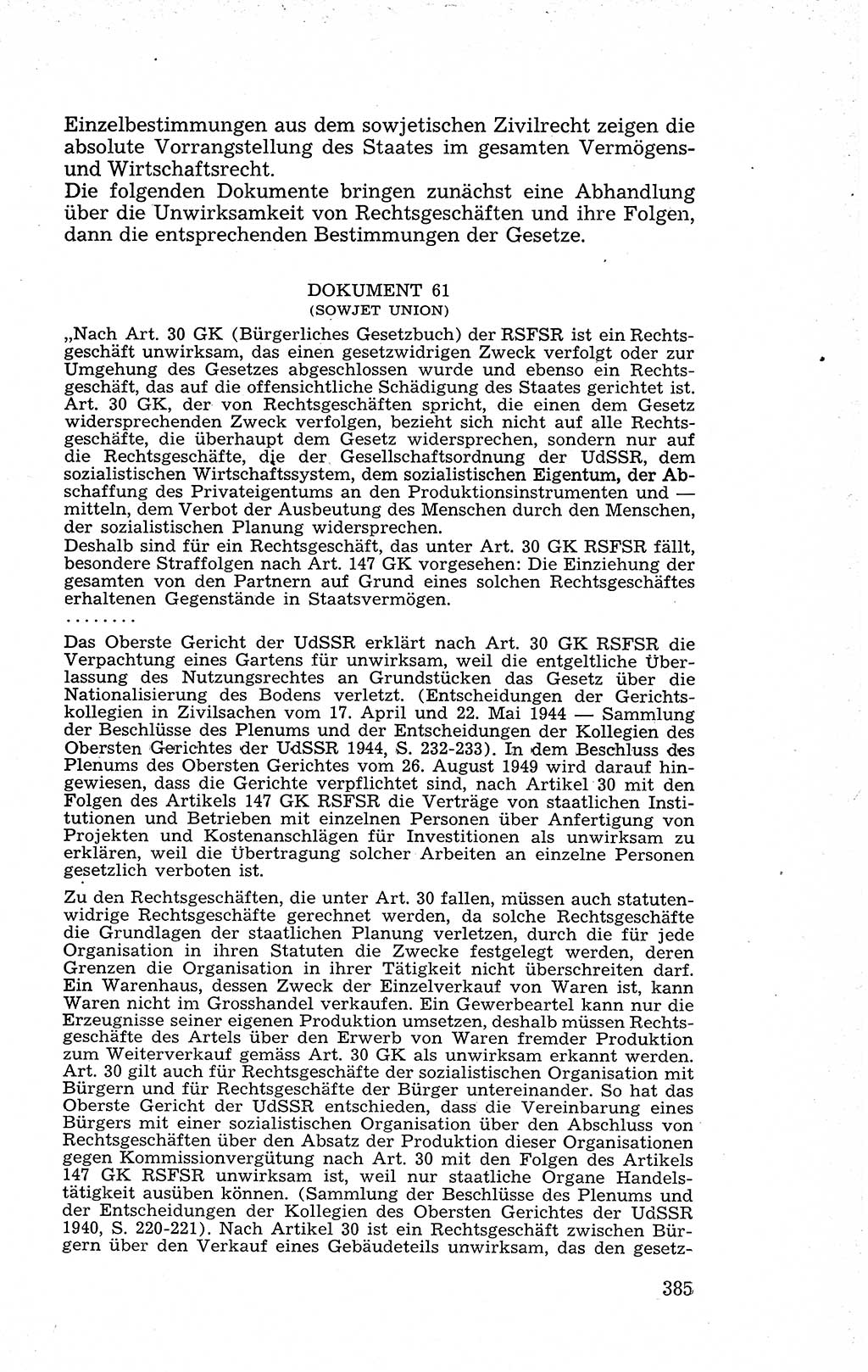 Recht in Fesseln, Dokumente, Internationale Juristen-Kommission [Bundesrepublik Deutschland (BRD)] 1955, Seite 385 (R. Dok. IJK BRD 1955, S. 385)
