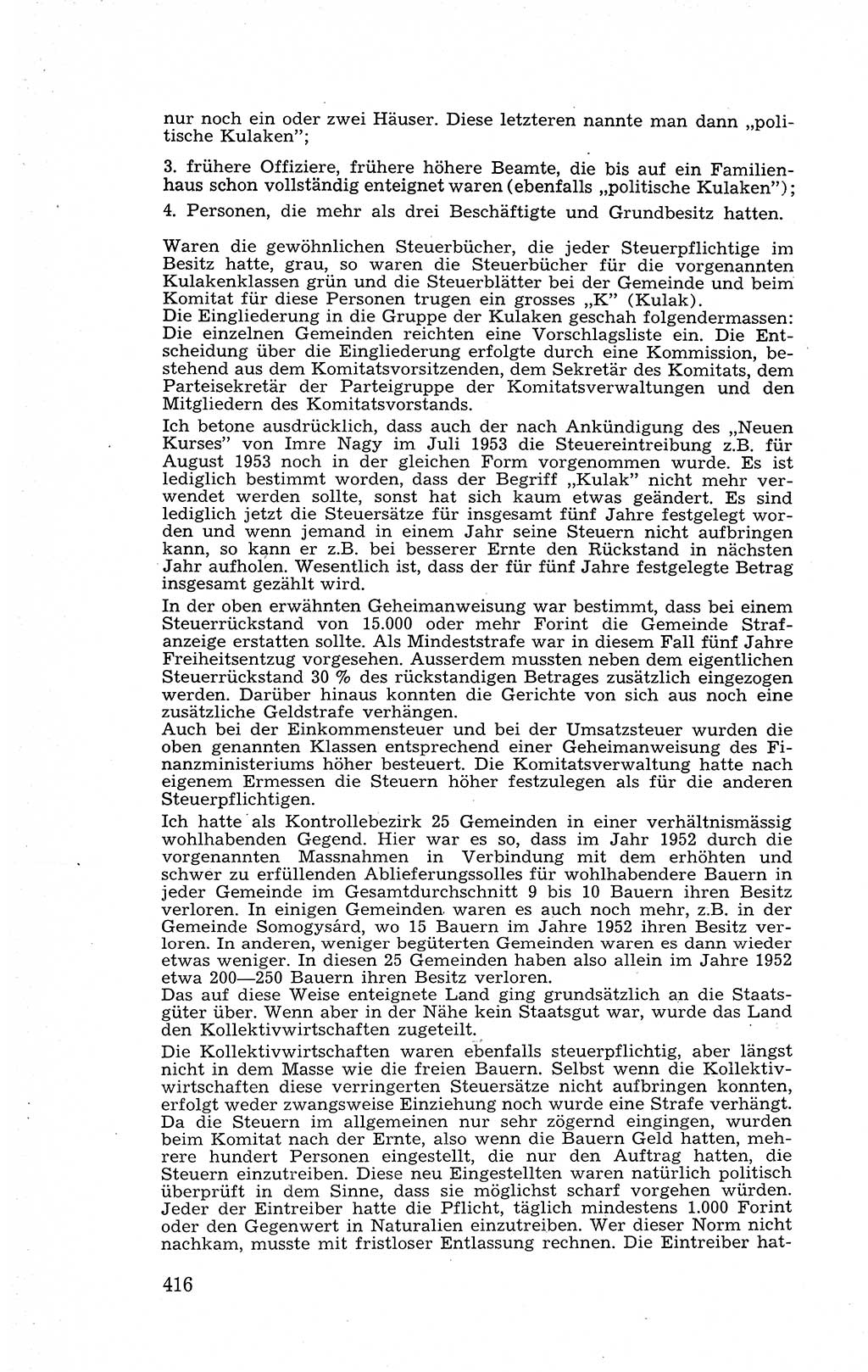 Recht in Fesseln, Dokumente, Internationale Juristen-Kommission [Bundesrepublik Deutschland (BRD)] 1955, Seite 416 (R. Dok. IJK BRD 1955, S. 416)