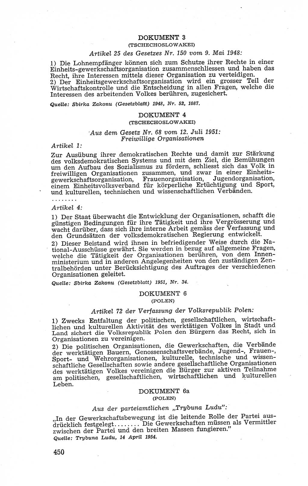 Recht in Fesseln, Dokumente, Internationale Juristen-Kommission [Bundesrepublik Deutschland (BRD)] 1955, Seite 450 (R. Dok. IJK BRD 1955, S. 450)
