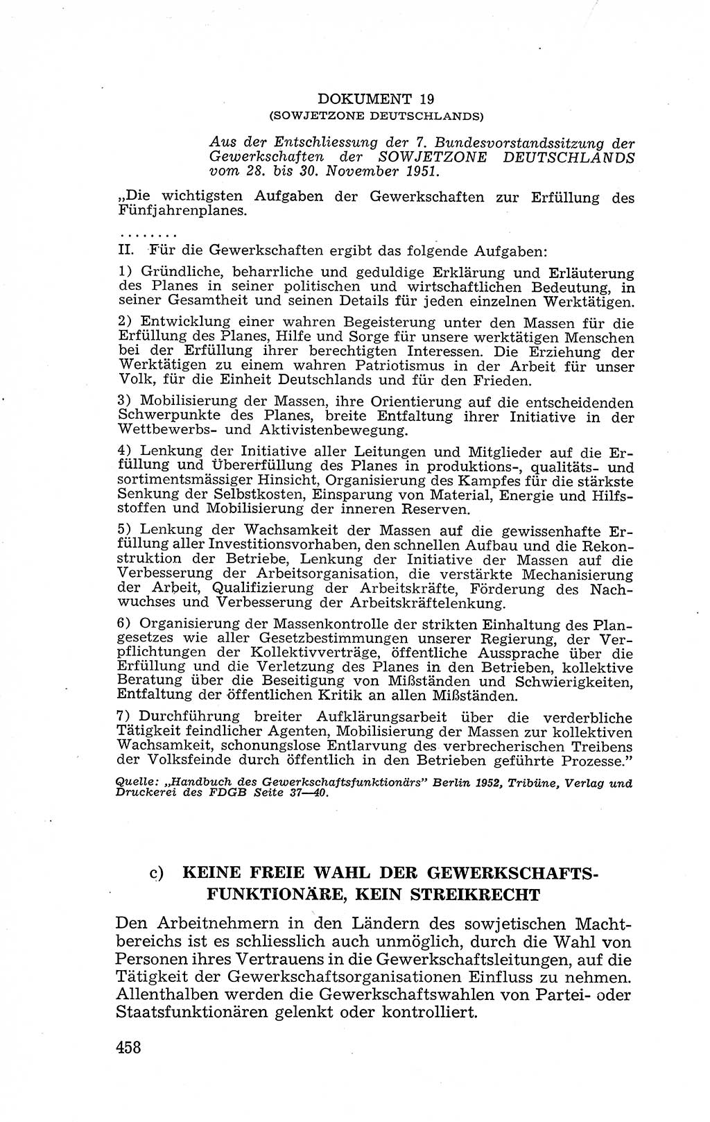Recht in Fesseln, Dokumente, Internationale Juristen-Kommission [Bundesrepublik Deutschland (BRD)] 1955, Seite 458 (R. Dok. IJK BRD 1955, S. 458)