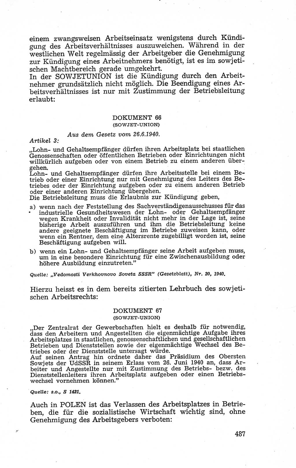 Recht in Fesseln, Dokumente, Internationale Juristen-Kommission [Bundesrepublik Deutschland (BRD)] 1955, Seite 487 (R. Dok. IJK BRD 1955, S. 487)