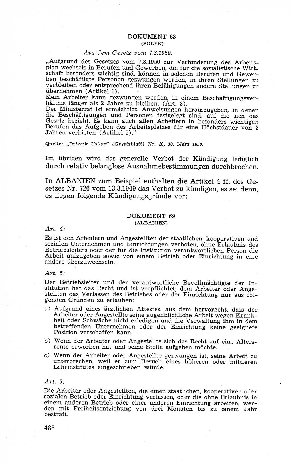 Recht in Fesseln, Dokumente, Internationale Juristen-Kommission [Bundesrepublik Deutschland (BRD)] 1955, Seite 488 (R. Dok. IJK BRD 1955, S. 488)