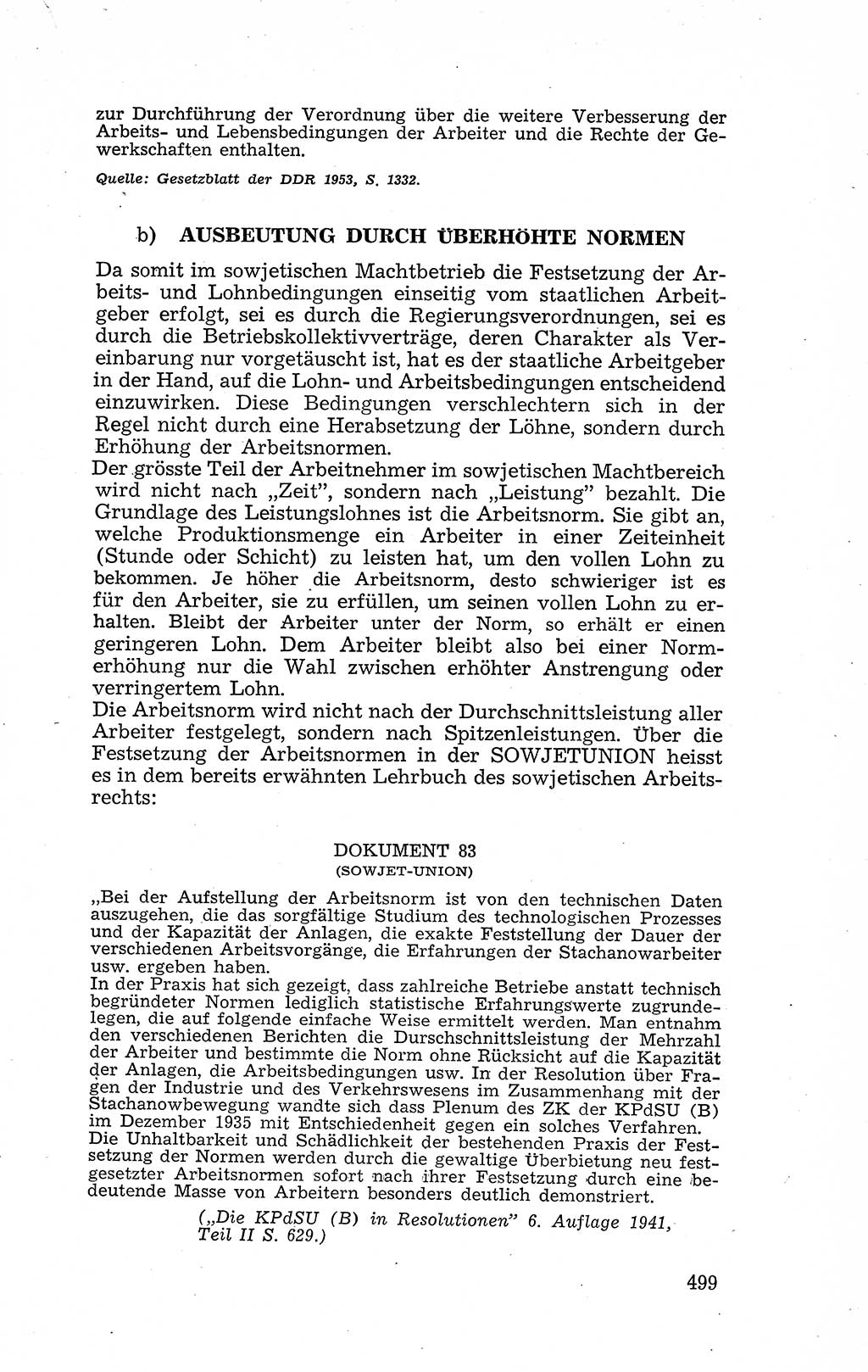 Recht in Fesseln, Dokumente, Internationale Juristen-Kommission [Bundesrepublik Deutschland (BRD)] 1955, Seite 499 (R. Dok. IJK BRD 1955, S. 499)