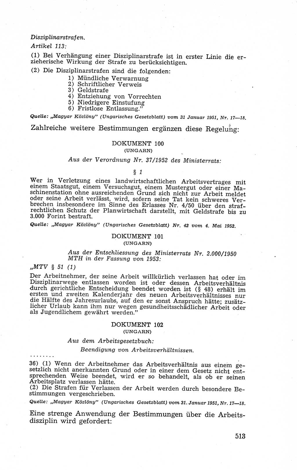 Recht in Fesseln, Dokumente, Internationale Juristen-Kommission [Bundesrepublik Deutschland (BRD)] 1955, Seite 513 (R. Dok. IJK BRD 1955, S. 513)