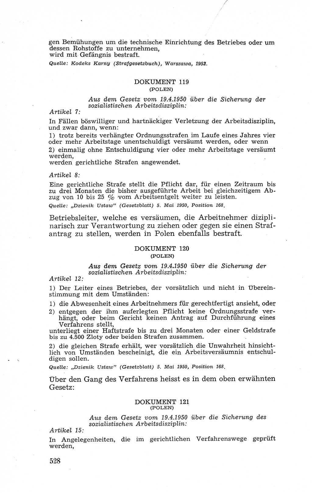 Recht in Fesseln, Dokumente, Internationale Juristen-Kommission [Bundesrepublik Deutschland (BRD)] 1955, Seite 528 (R. Dok. IJK BRD 1955, S. 528)