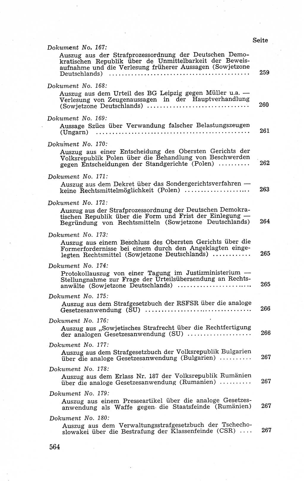 Recht in Fesseln, Dokumente, Internationale Juristen-Kommission [Bundesrepublik Deutschland (BRD)] 1955, Seite 564 (R. Dok. IJK BRD 1955, S. 564)