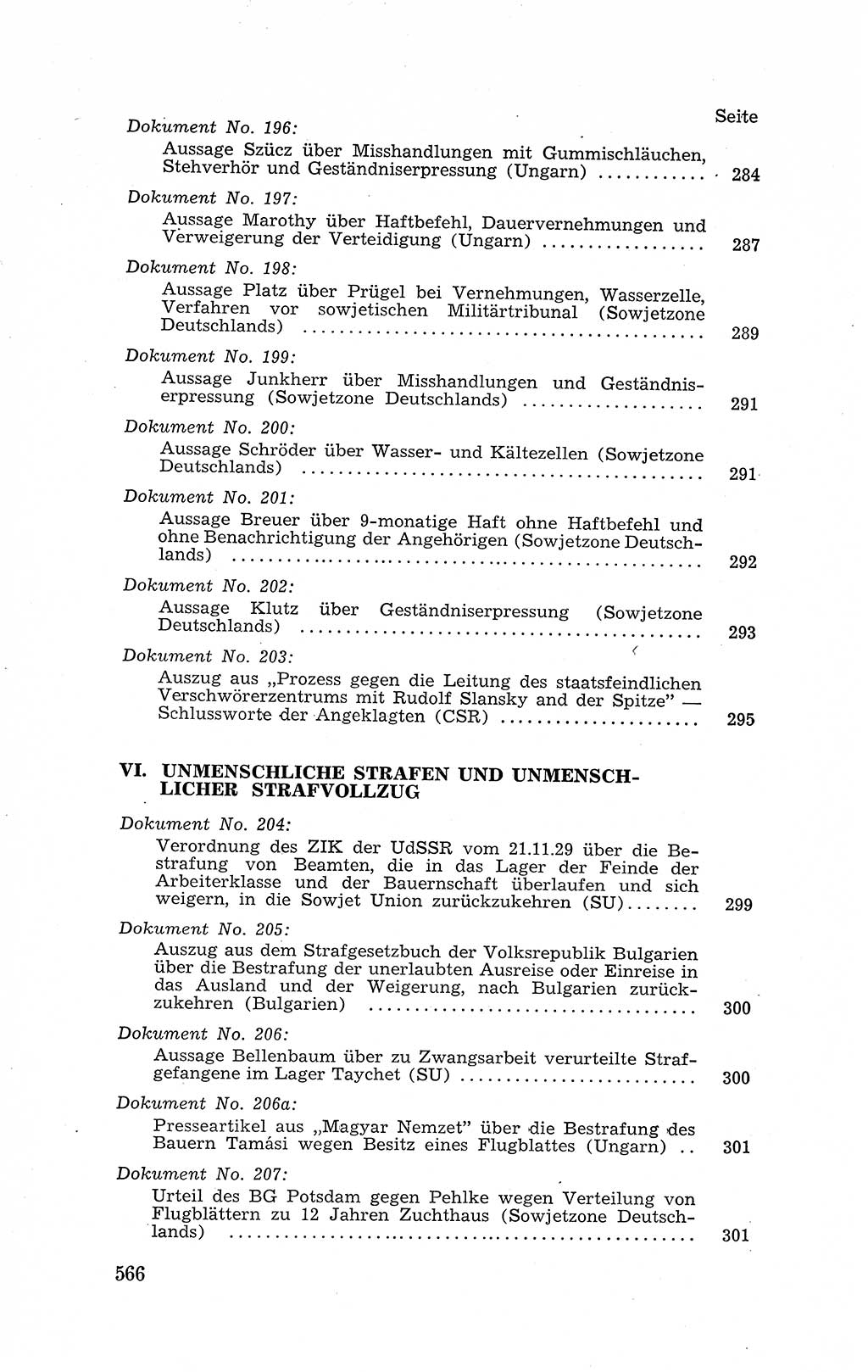 Recht in Fesseln, Dokumente, Internationale Juristen-Kommission [Bundesrepublik Deutschland (BRD)] 1955, Seite 566 (R. Dok. IJK BRD 1955, S. 566)