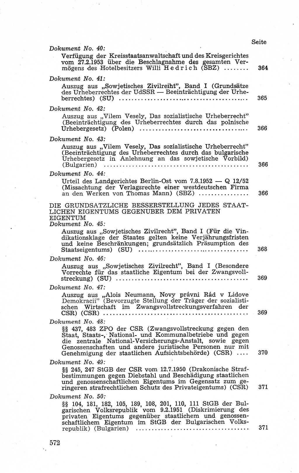 Recht in Fesseln, Dokumente, Internationale Juristen-Kommission [Bundesrepublik Deutschland (BRD)] 1955, Seite 572 (R. Dok. IJK BRD 1955, S. 572)