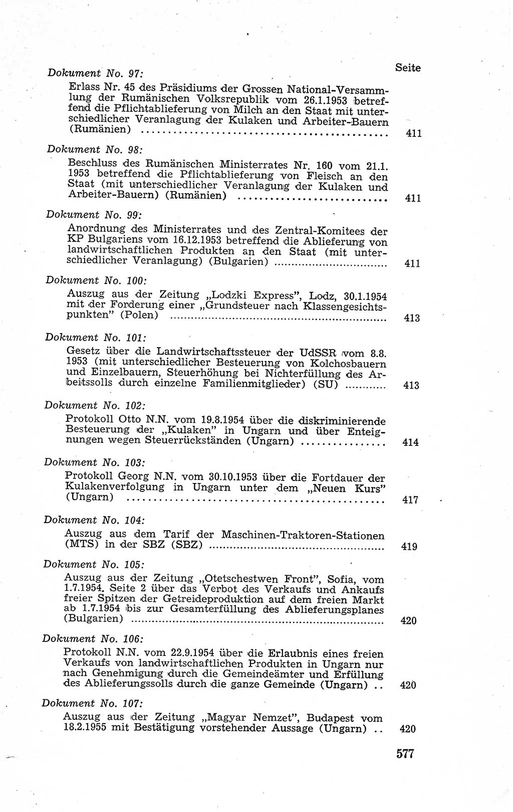 Recht in Fesseln, Dokumente, Internationale Juristen-Kommission [Bundesrepublik Deutschland (BRD)] 1955, Seite 577 (R. Dok. IJK BRD 1955, S. 577)