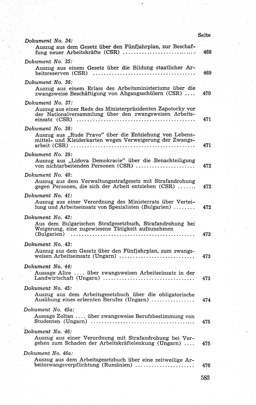 Recht in Fesseln, Dokumente, Internationale Juristen-Kommission [Bundesrepublik Deutschland (BRD)] 1955, Seite 583 (R. Dok. IJK BRD 1955, S. 583)
