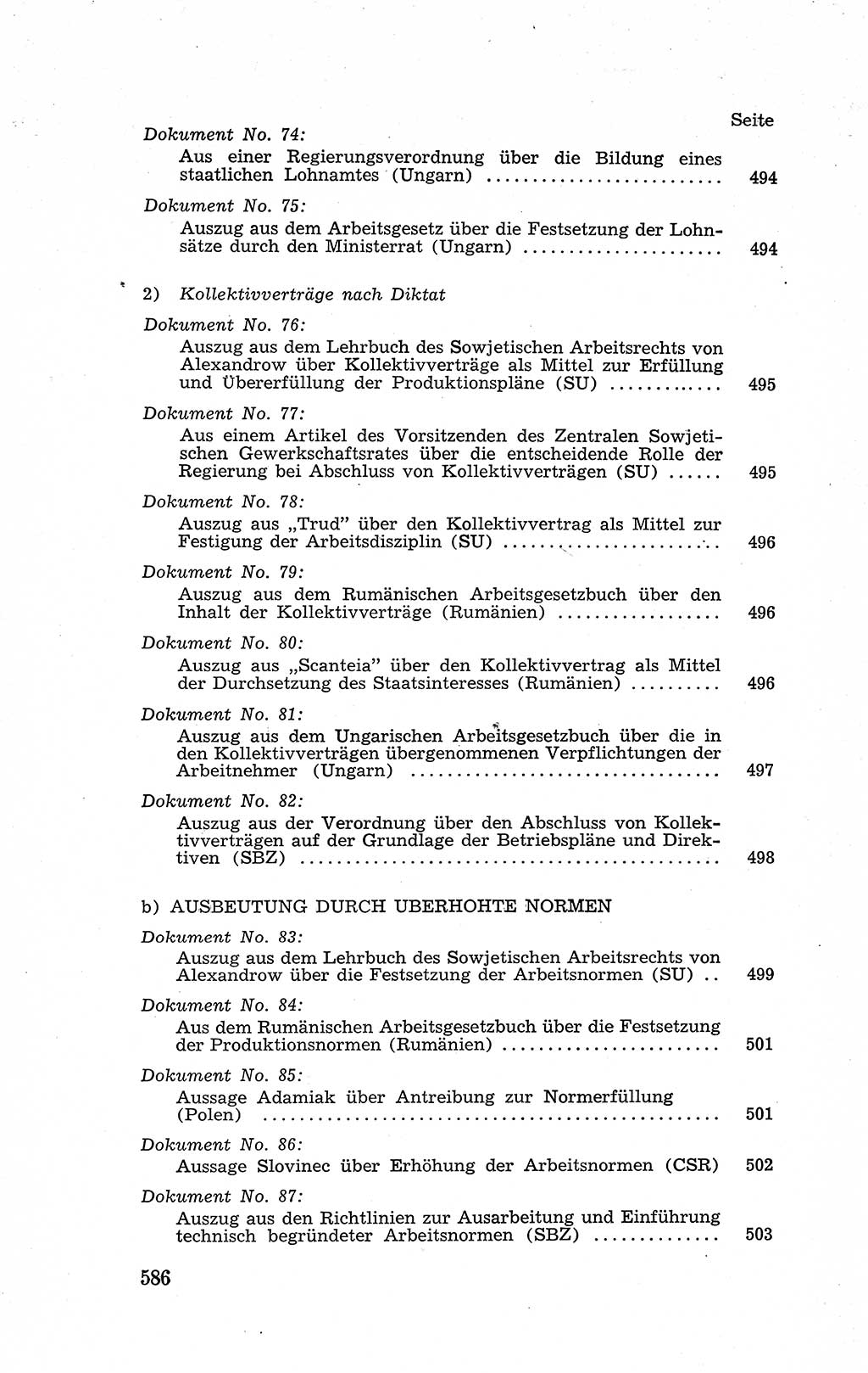 Recht in Fesseln, Dokumente, Internationale Juristen-Kommission [Bundesrepublik Deutschland (BRD)] 1955, Seite 586 (R. Dok. IJK BRD 1955, S. 586)