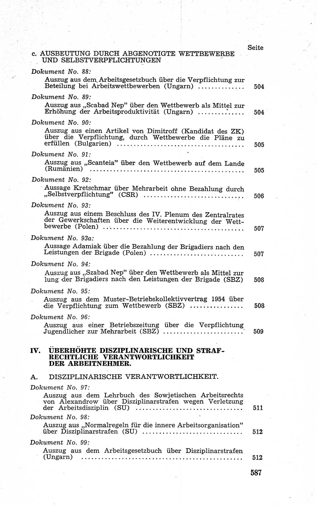 Recht in Fesseln, Dokumente, Internationale Juristen-Kommission [Bundesrepublik Deutschland (BRD)] 1955, Seite 587 (R. Dok. IJK BRD 1955, S. 587)
