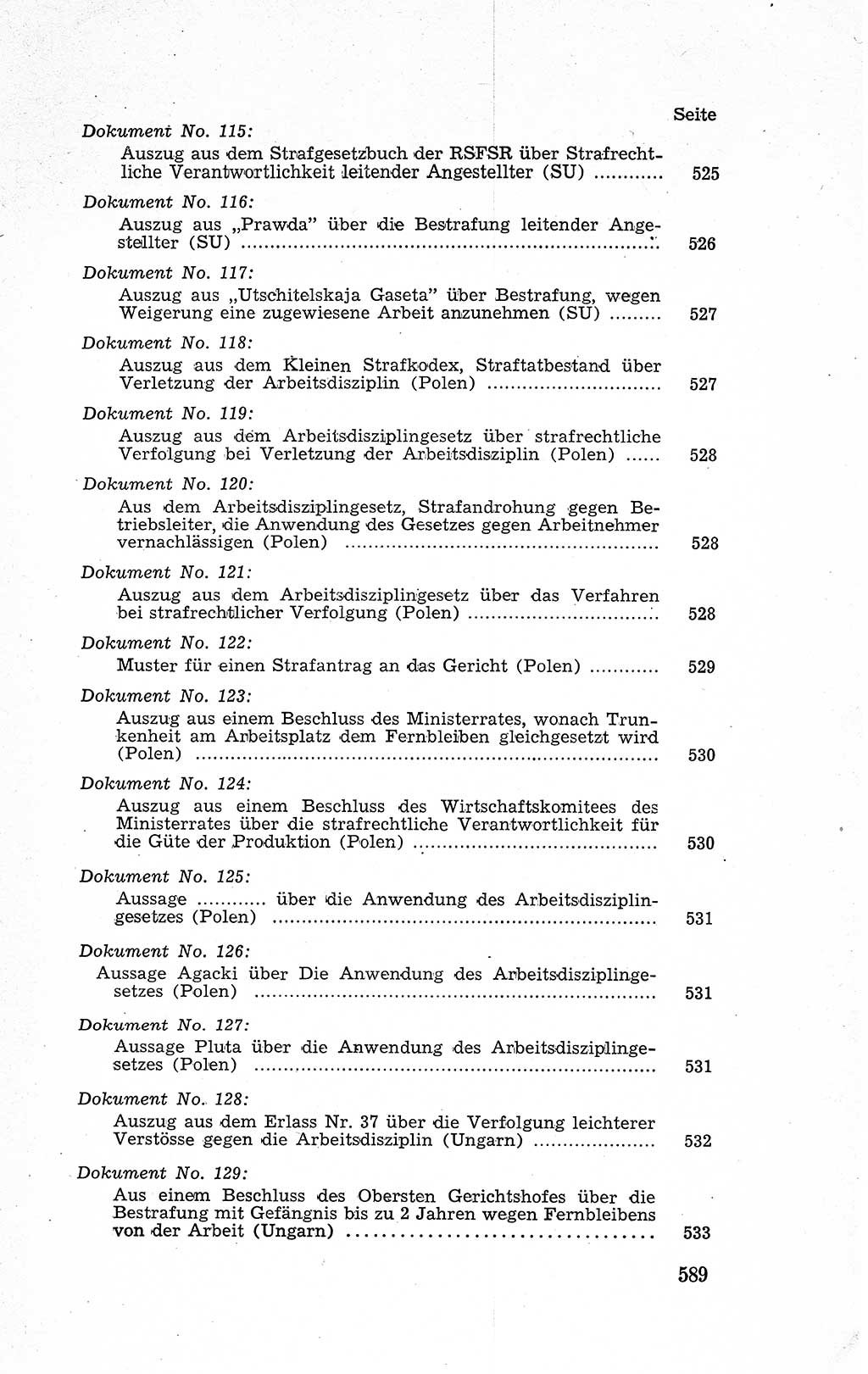 Recht in Fesseln, Dokumente, Internationale Juristen-Kommission [Bundesrepublik Deutschland (BRD)] 1955, Seite 589 (R. Dok. IJK BRD 1955, S. 589)