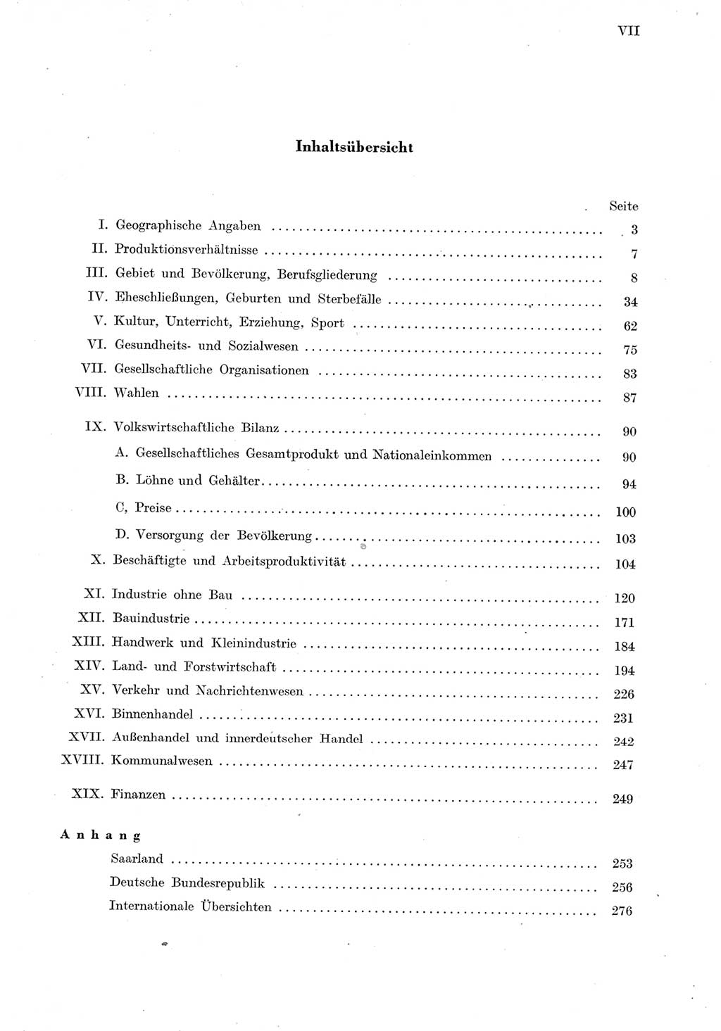 Statistisches Jahrbuch der Deutschen Demokratischen Republik (DDR) 1955, Seite 7 (Stat. Jb. DDR 1955, S. 7)