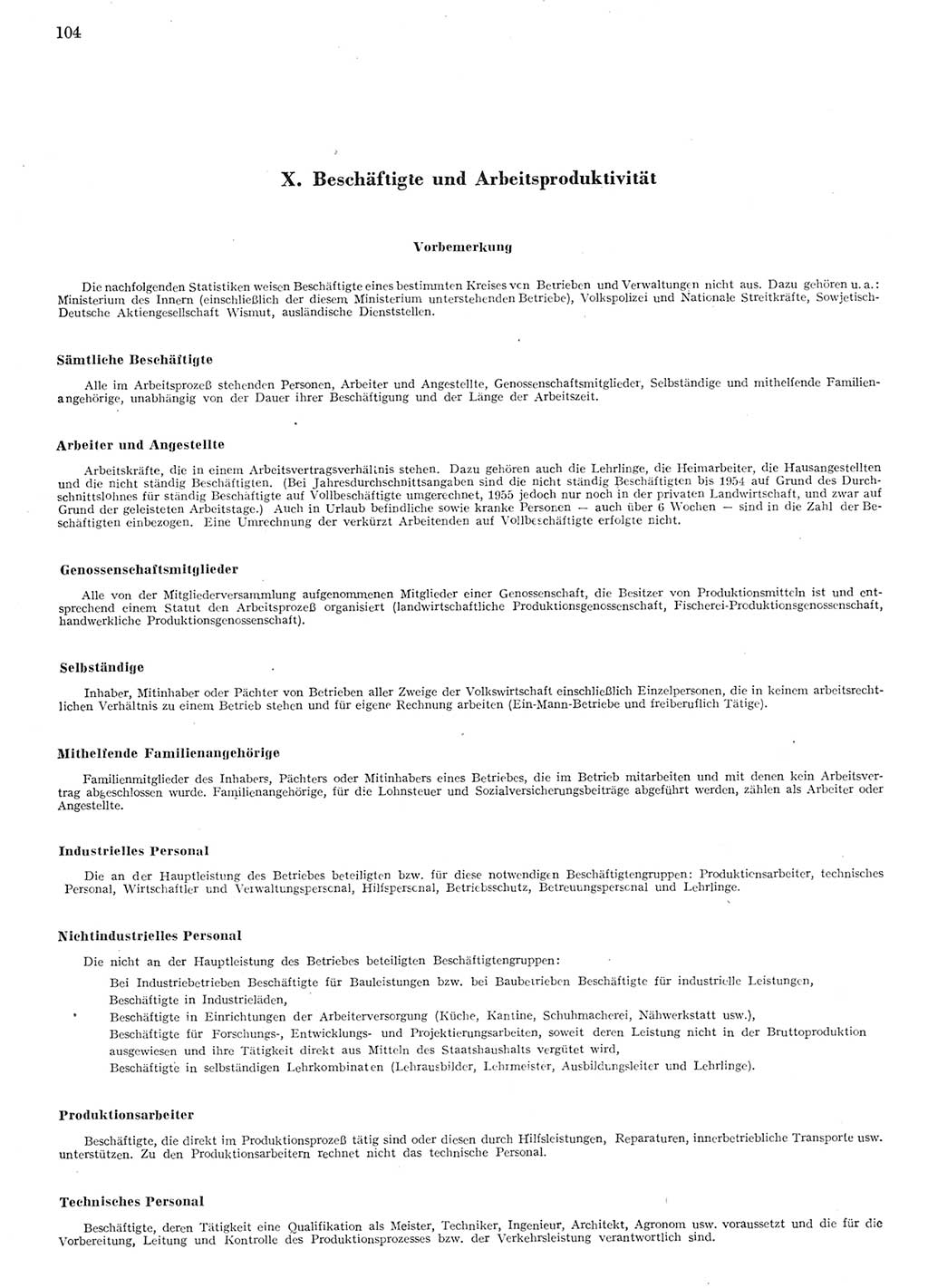 Statistisches Jahrbuch der Deutschen Demokratischen Republik (DDR) 1955, Seite 104 (Stat. Jb. DDR 1955, S. 104)