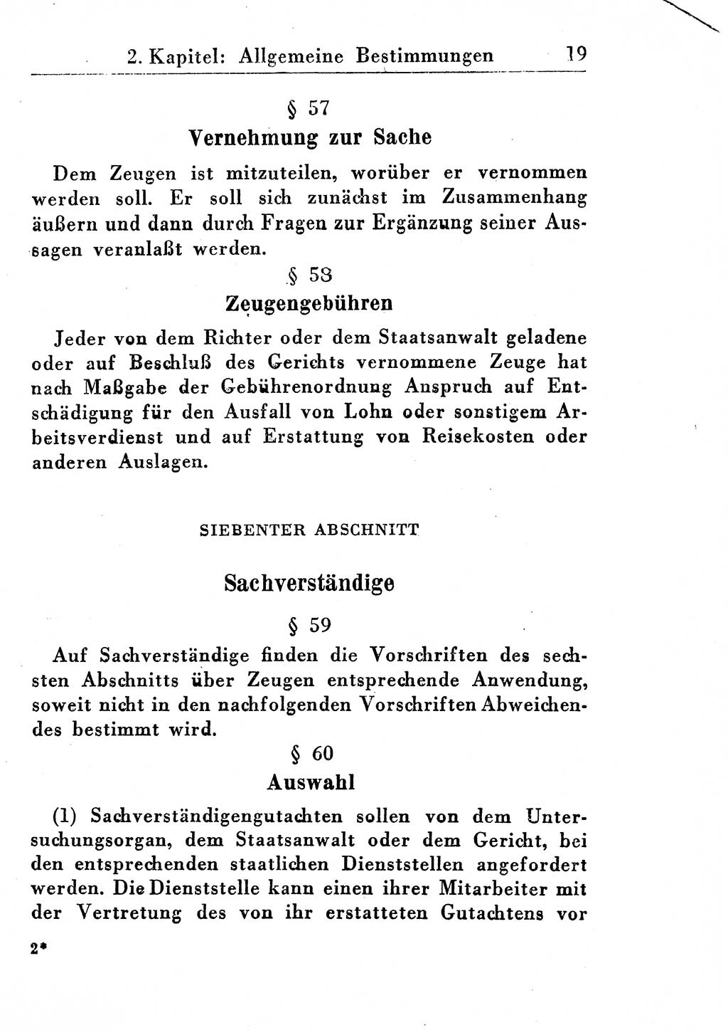 Strafprozeßordnung (StPO), Gerichtsverfassungsgesetz (GVG), Staatsanwaltsgesetz (StAG) und Jugendgerichtsgesetz (JGG) [Deutsche Demokratische Republik (DDR)] 1955, Seite 19 (StPO GVG StAG JGG DDR 1955, S. 19)