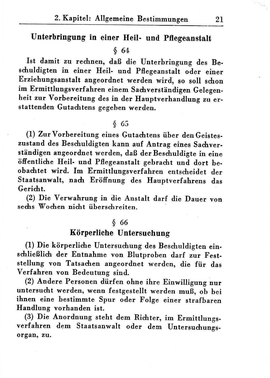 Strafprozeßordnung (StPO), Gerichtsverfassungsgesetz (GVG), Staatsanwaltsgesetz (StAG) und Jugendgerichtsgesetz (JGG) [Deutsche Demokratische Republik (DDR)] 1955, Seite 21 (StPO GVG StAG JGG DDR 1955, S. 21)