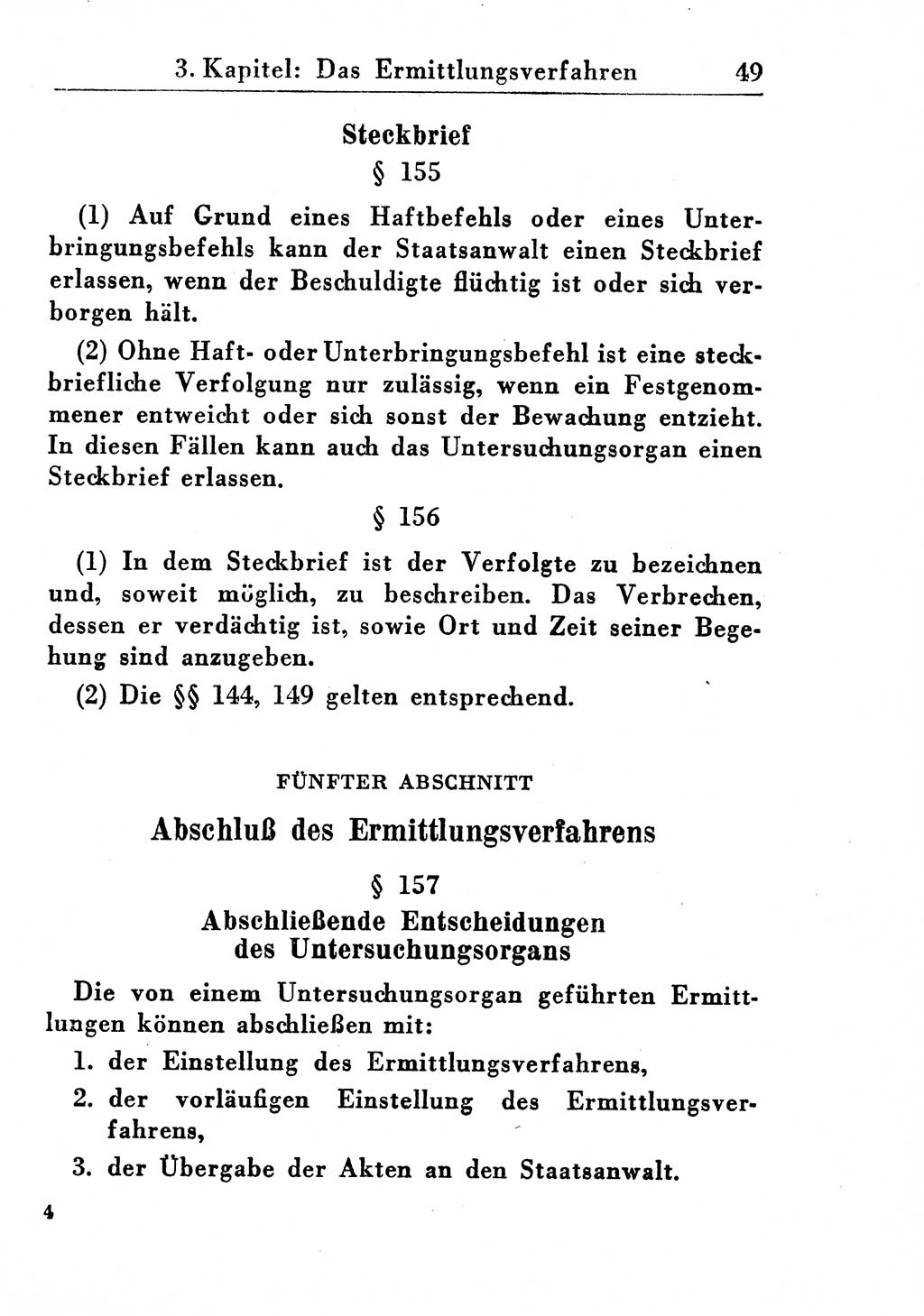 Strafprozeßordnung (StPO), Gerichtsverfassungsgesetz (GVG), Staatsanwaltsgesetz (StAG) und Jugendgerichtsgesetz (JGG) [Deutsche Demokratische Republik (DDR)] 1955, Seite 49 (StPO GVG StAG JGG DDR 1955, S. 49)