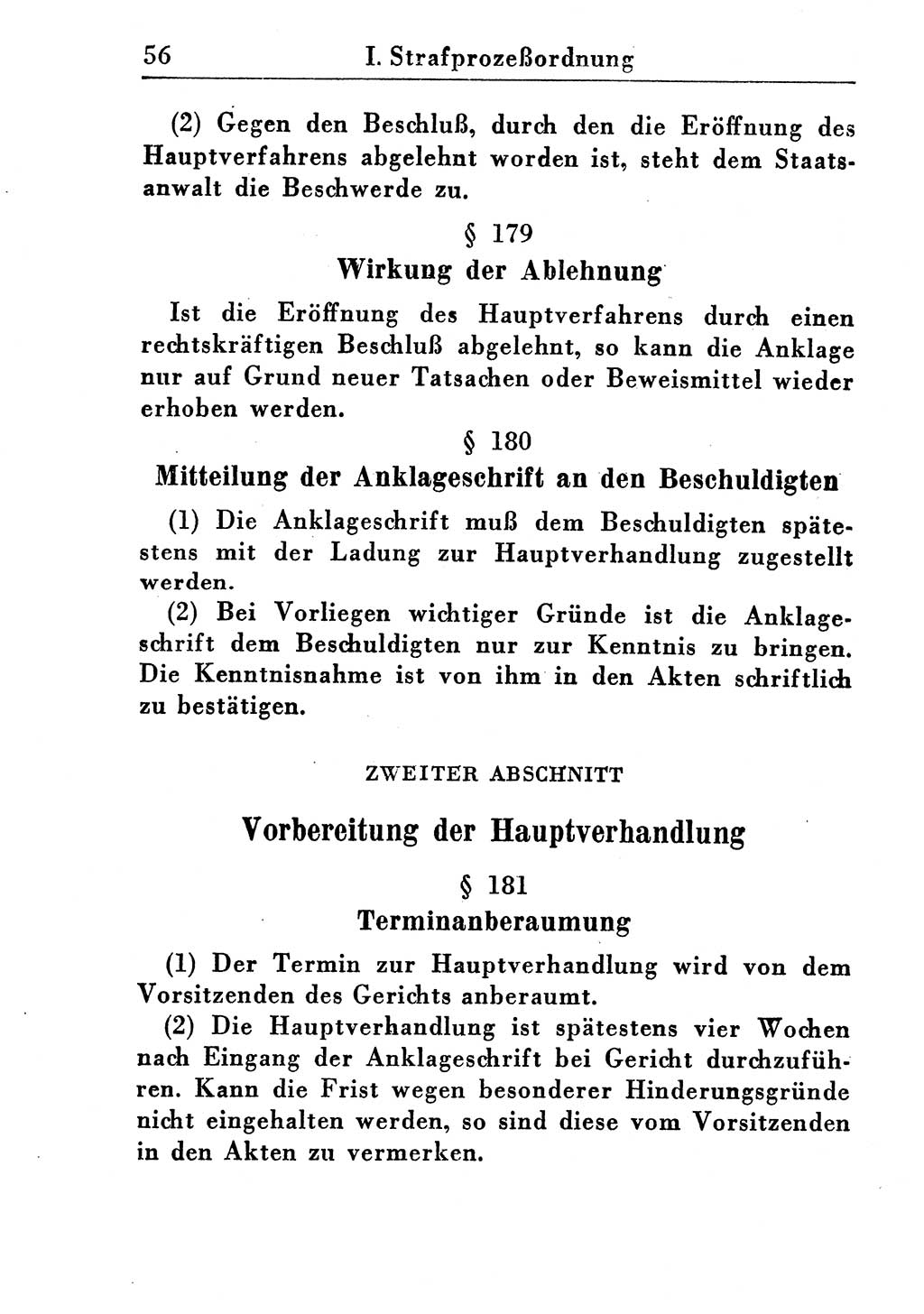 Strafprozeßordnung (StPO), Gerichtsverfassungsgesetz (GVG), Staatsanwaltsgesetz (StAG) und Jugendgerichtsgesetz (JGG) [Deutsche Demokratische Republik (DDR)] 1955, Seite 56 (StPO GVG StAG JGG DDR 1955, S. 56)