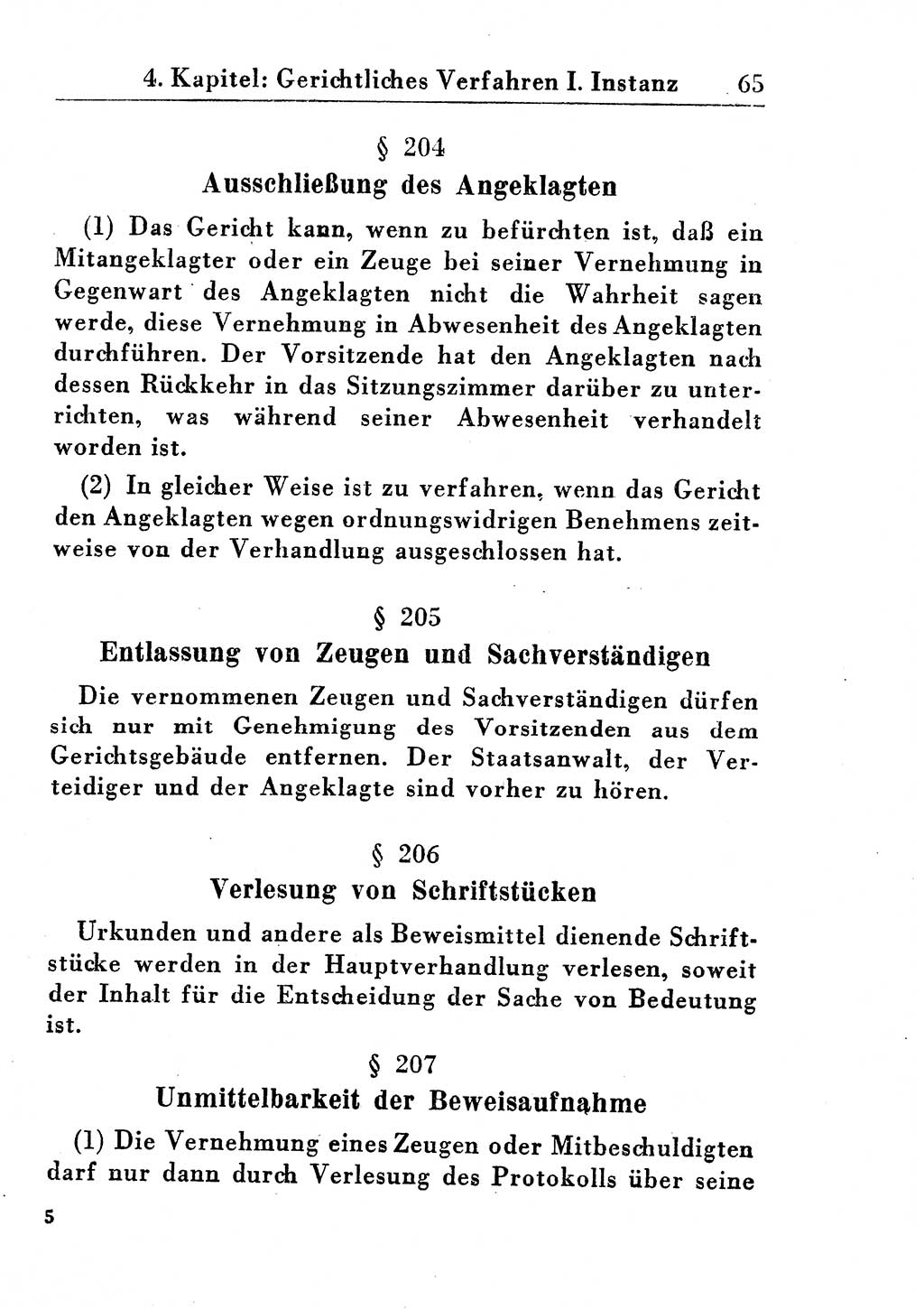 Strafprozeßordnung (StPO), Gerichtsverfassungsgesetz (GVG), Staatsanwaltsgesetz (StAG) und Jugendgerichtsgesetz (JGG) [Deutsche Demokratische Republik (DDR)] 1955, Seite 65 (StPO GVG StAG JGG DDR 1955, S. 65)