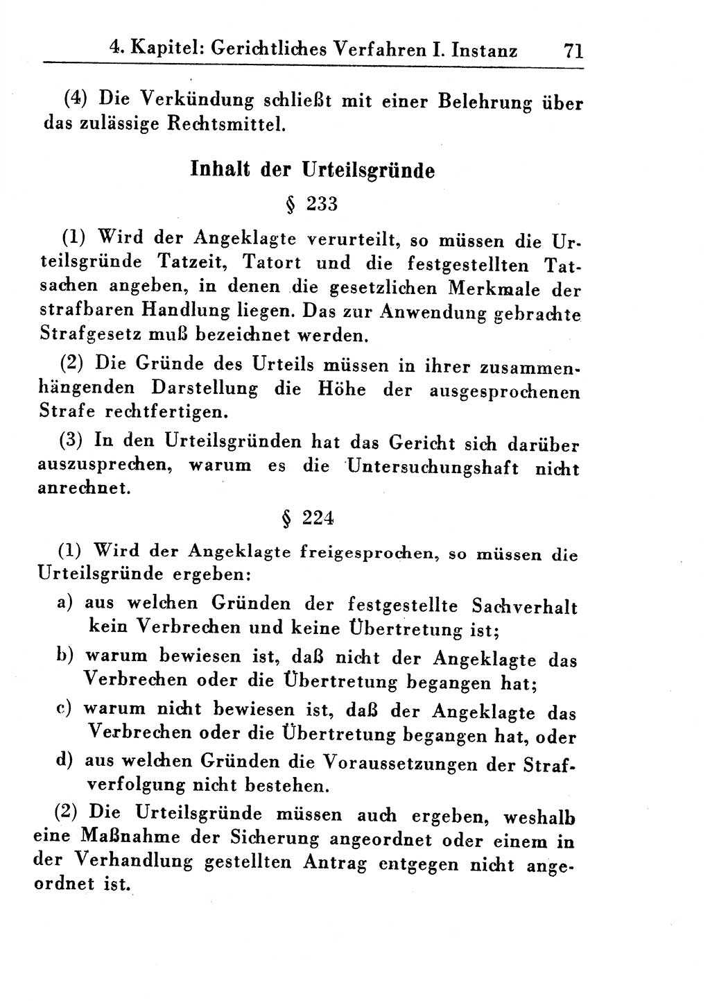 Strafprozeßordnung (StPO), Gerichtsverfassungsgesetz (GVG), Staatsanwaltsgesetz (StAG) und Jugendgerichtsgesetz (JGG) [Deutsche Demokratische Republik (DDR)] 1955, Seite 71 (StPO GVG StAG JGG DDR 1955, S. 71)