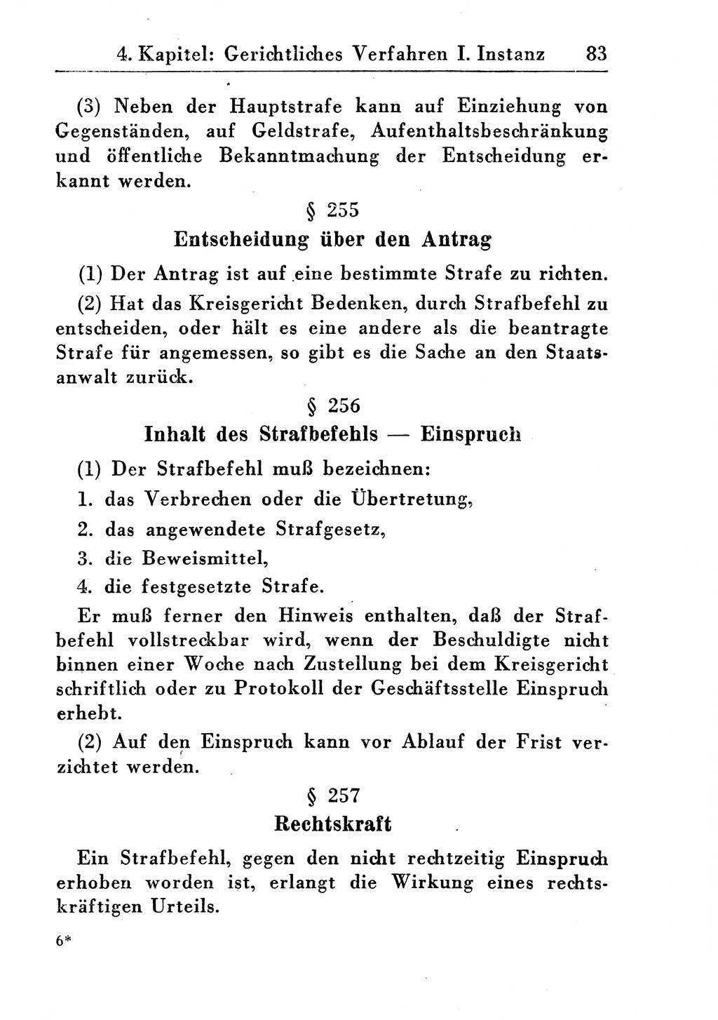 Strafprozeßordnung (StPO), Gerichtsverfassungsgesetz (GVG), Staatsanwaltsgesetz (StAG) und Jugendgerichtsgesetz (JGG) [Deutsche Demokratische Republik (DDR)] 1955, Seite 83 (StPO GVG StAG JGG DDR 1955, S. 83)