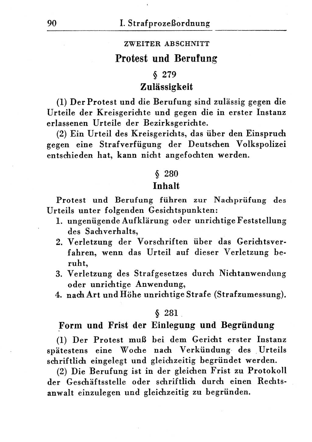 Strafprozeßordnung (StPO), Gerichtsverfassungsgesetz (GVG), Staatsanwaltsgesetz (StAG) und Jugendgerichtsgesetz (JGG) [Deutsche Demokratische Republik (DDR)] 1955, Seite 90 (StPO GVG StAG JGG DDR 1955, S. 90)