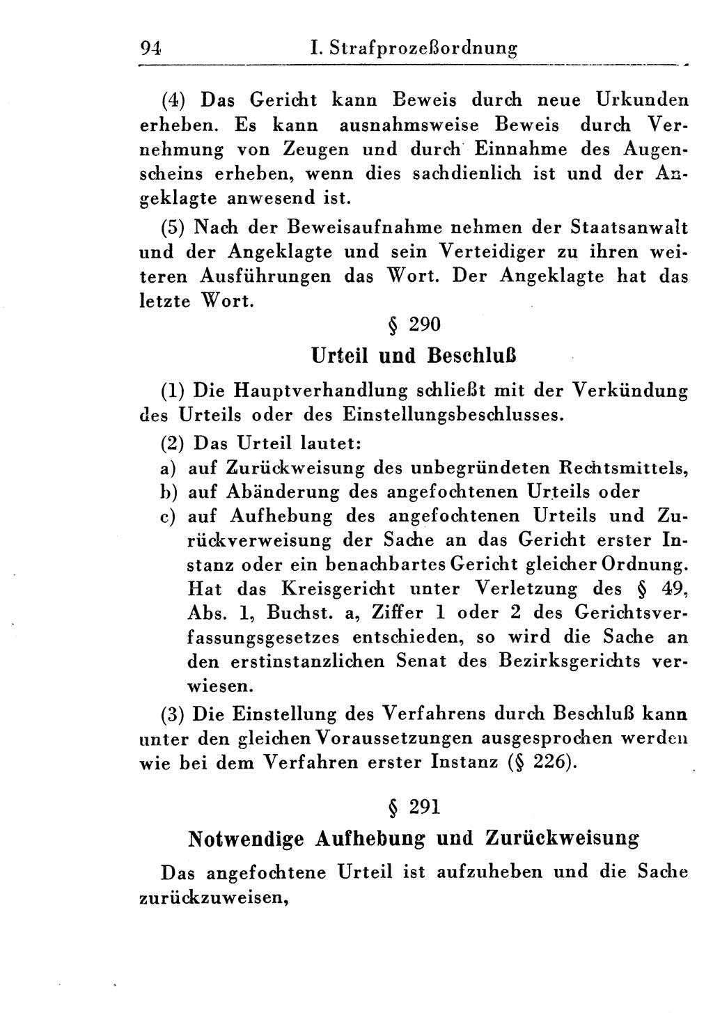 Strafprozeßordnung (StPO), Gerichtsverfassungsgesetz (GVG), Staatsanwaltsgesetz (StAG) und Jugendgerichtsgesetz (JGG) [Deutsche Demokratische Republik (DDR)] 1955, Seite 94 (StPO GVG StAG JGG DDR 1955, S. 94)